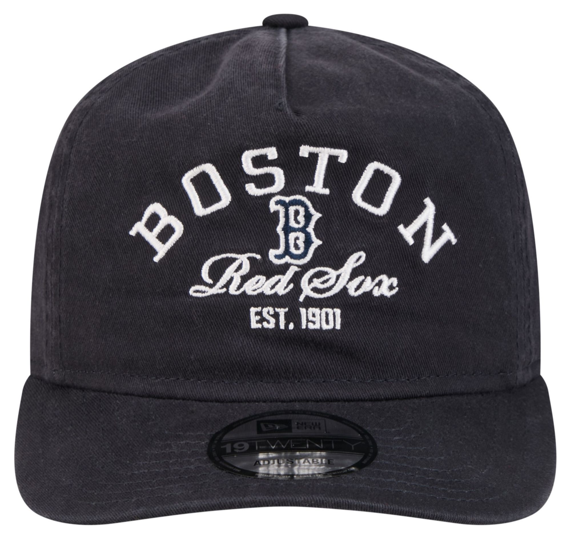 New Era Adult Boston Red Sox Navy 19Twenty Stacked Adjustable Hat product image