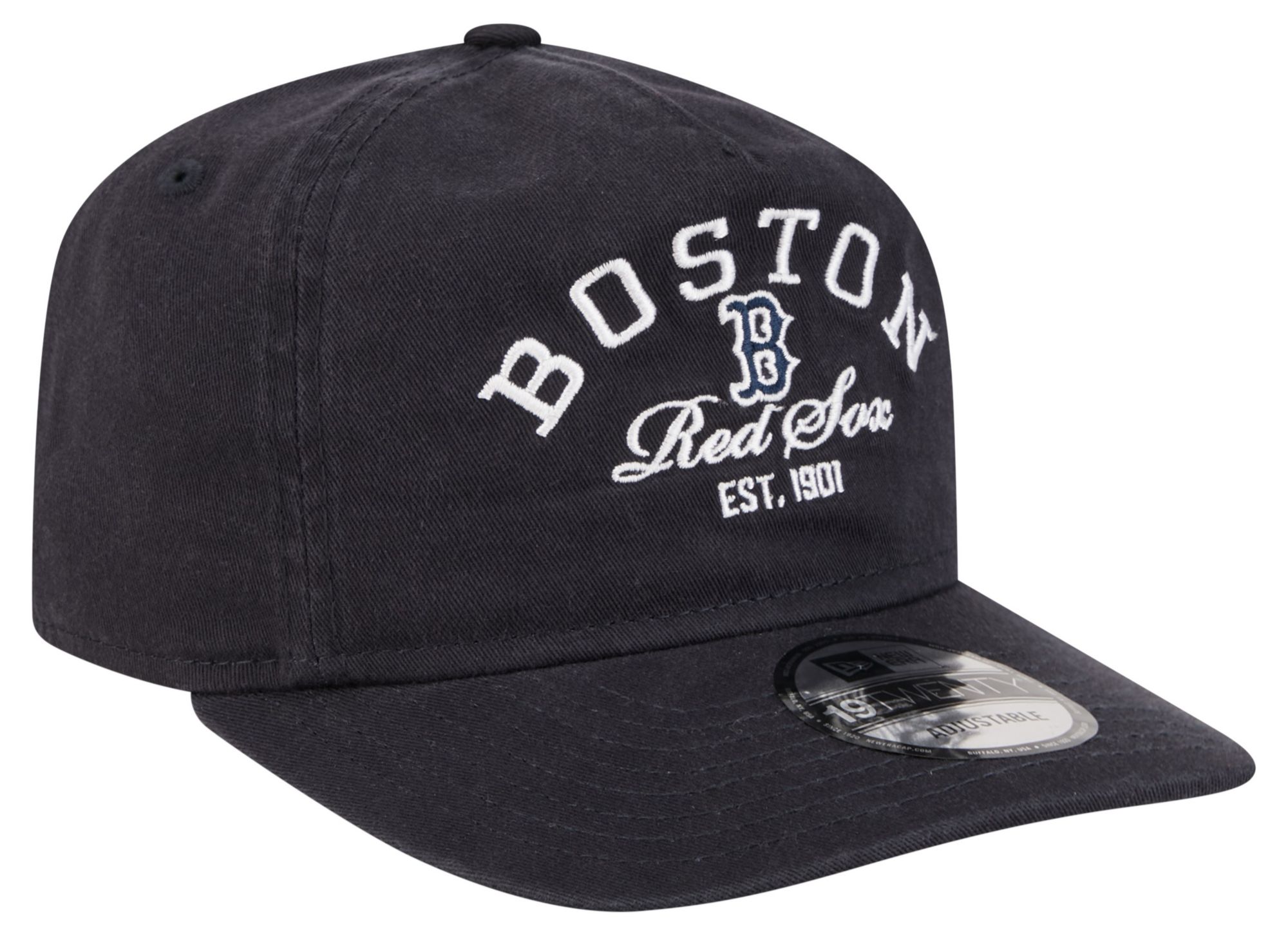 New Era Adult Boston Red Sox Navy 19Twenty Stacked Adjustable Hat product image