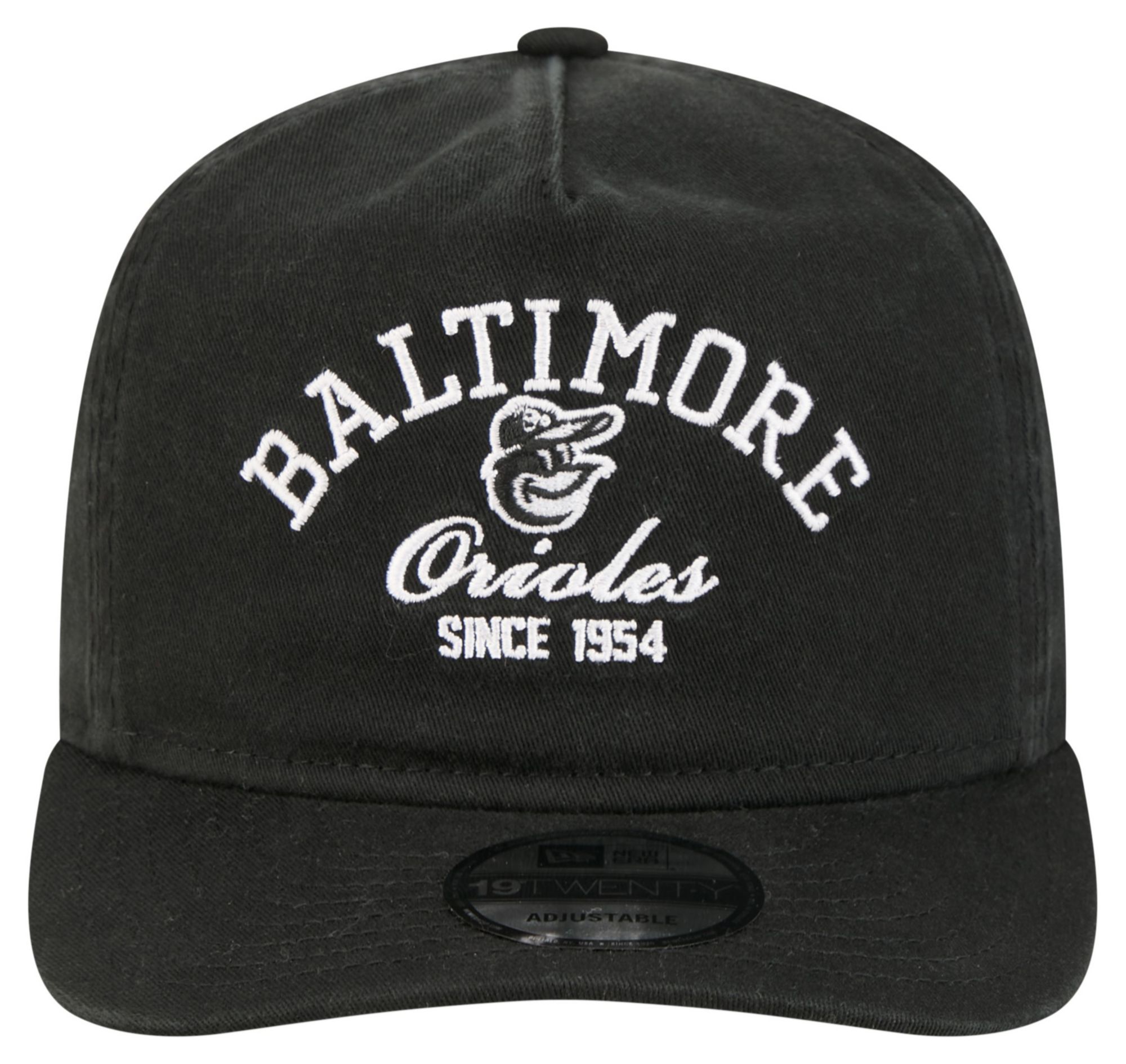 New Era Adult Baltimore Orioles Black 19Twenty Stacked Adjustable Hat product image