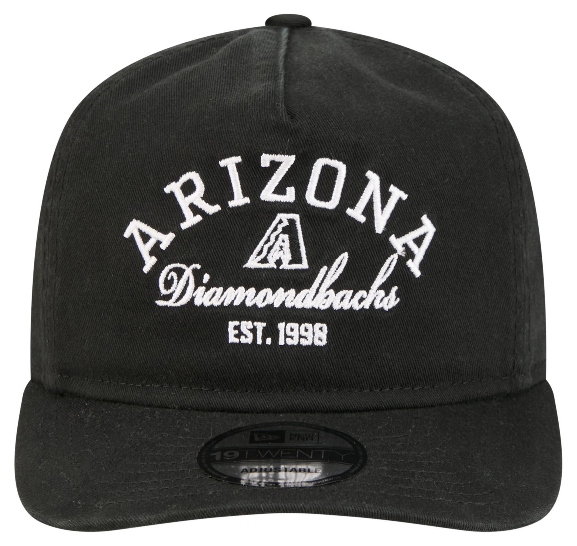 New Era Adult Arizona Diamondbacks Black 19Twenty Stacked Adjustable Hat product image