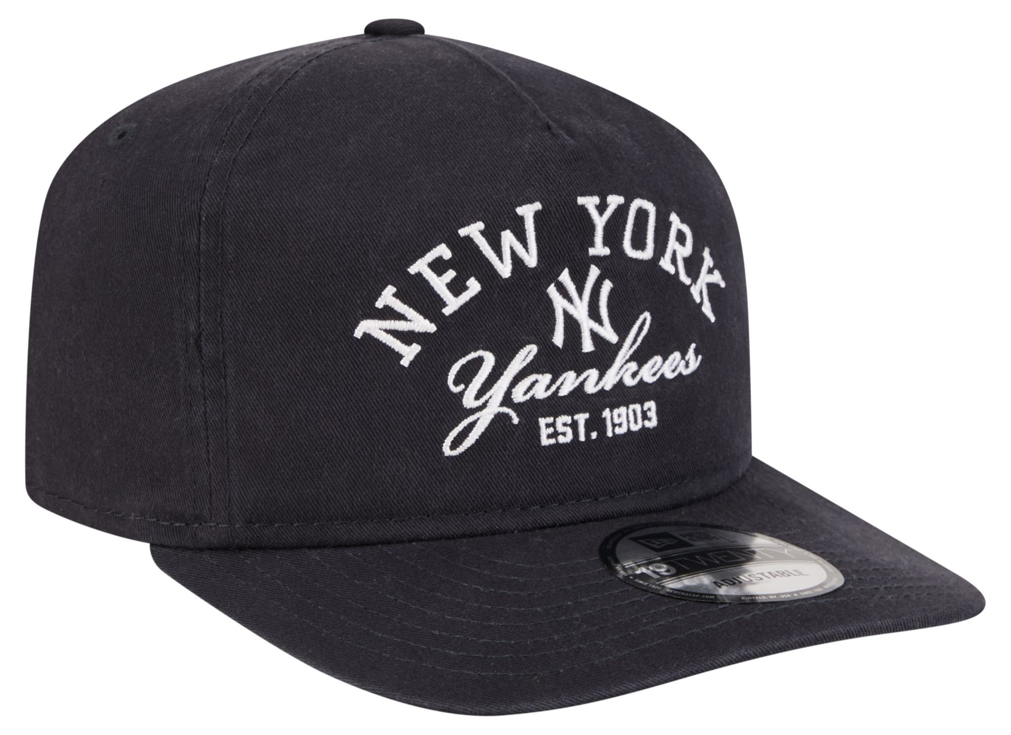 New Era Adult New York Yankees Navy 19Twenty Stacked Adjustable Hat product image