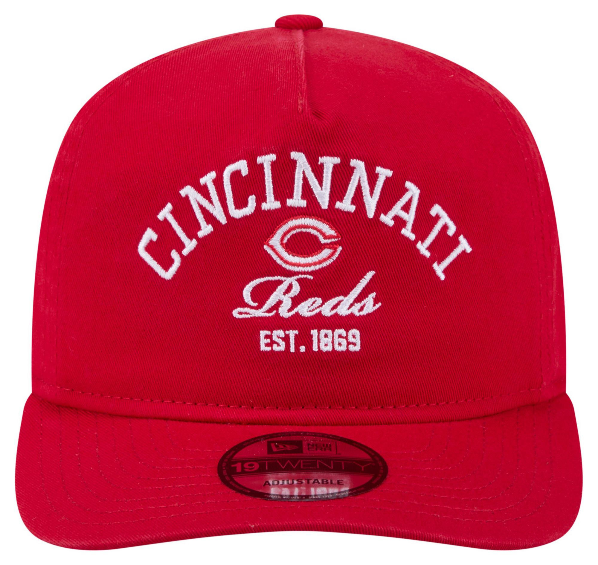 New Era Adult Cincinnati Reds Red 19Twenty Stacked Adjustable Hat product image