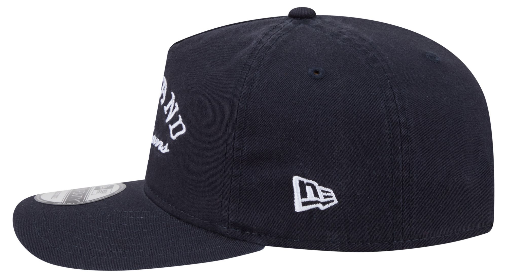 New Era Adult Cleveland Guardians Navy 19Twenty Stacked Adjustable Hat product image