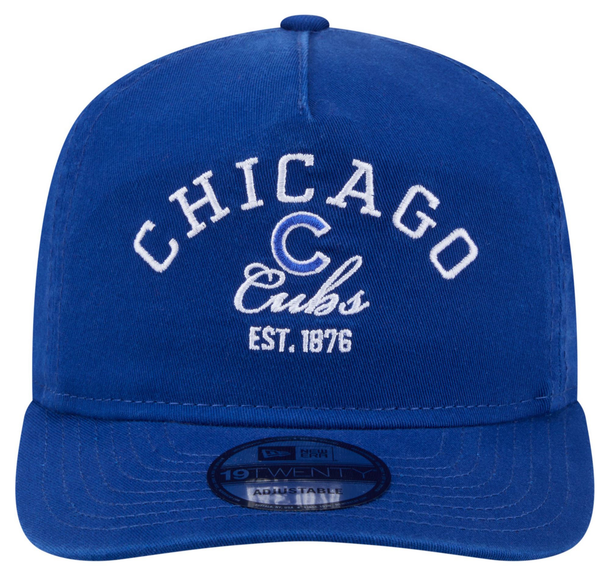 New Era Adult Chicago Cubs Blue 19Twenty Stacked Adjustable Hat product image