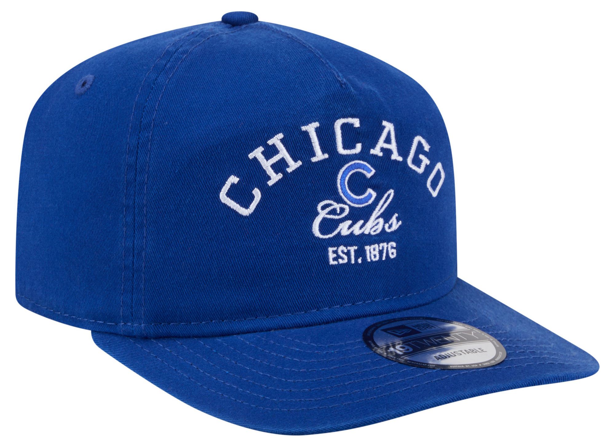 New Era Adult Chicago Cubs Blue 19Twenty Stacked Adjustable Hat product image