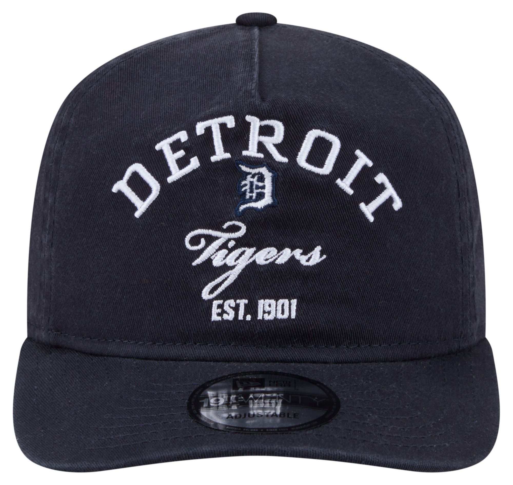 New Era Adult Detroit Tigers Navy 19Twenty Stacked Adjustable Hat product image