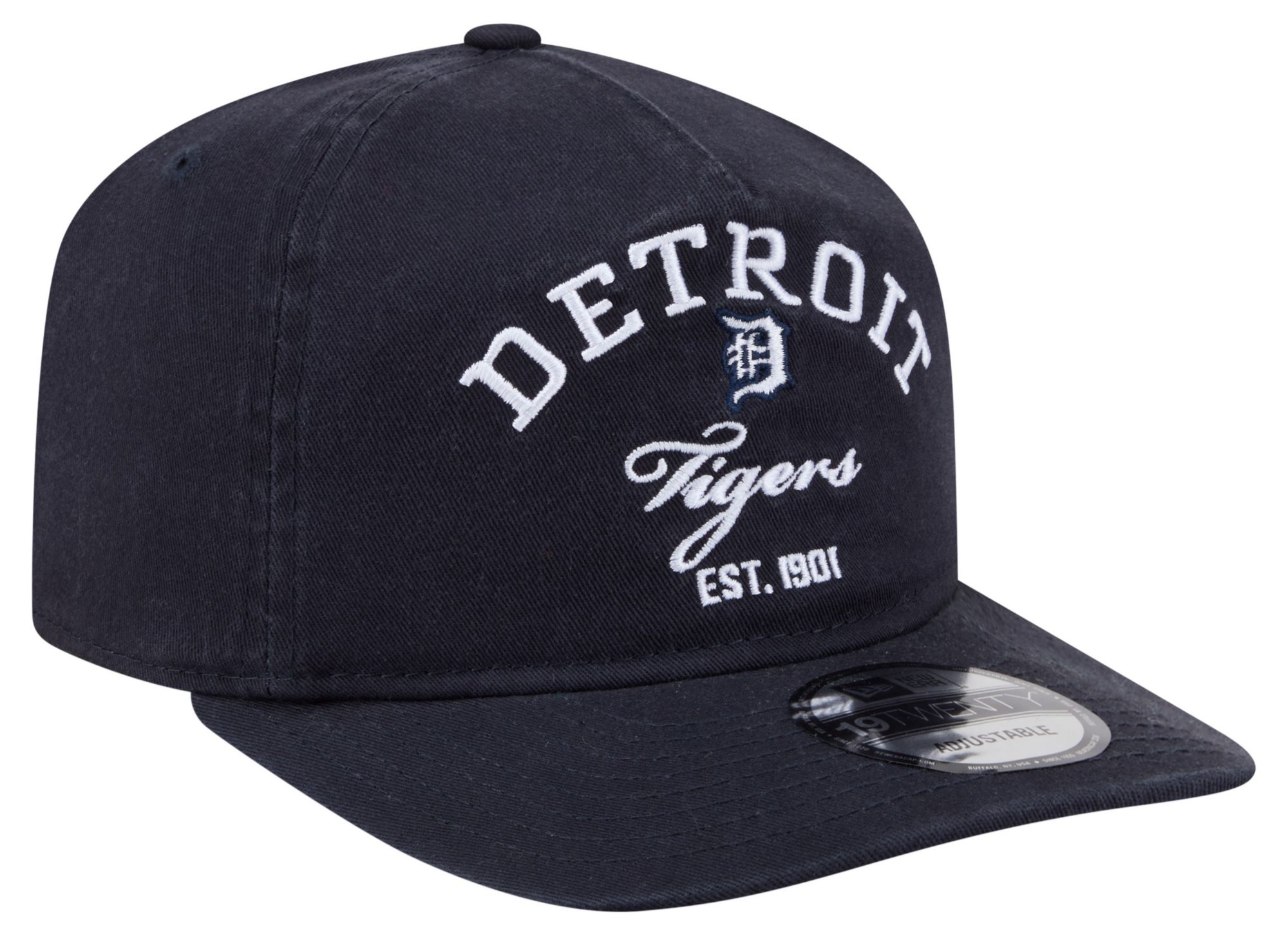 New Era Adult Detroit Tigers Navy 19Twenty Stacked Adjustable Hat product image