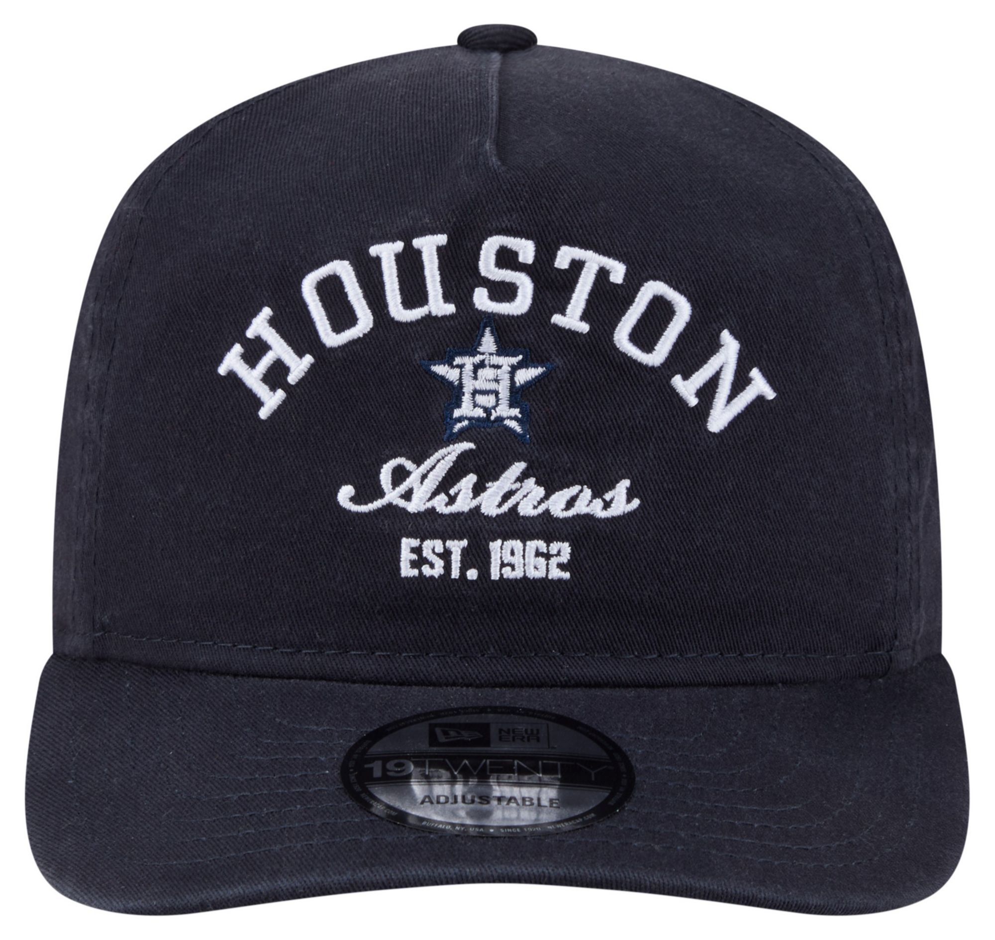 New Era Adult Houston Astros Navy 19Twenty Stacked Adjustable Hat product image