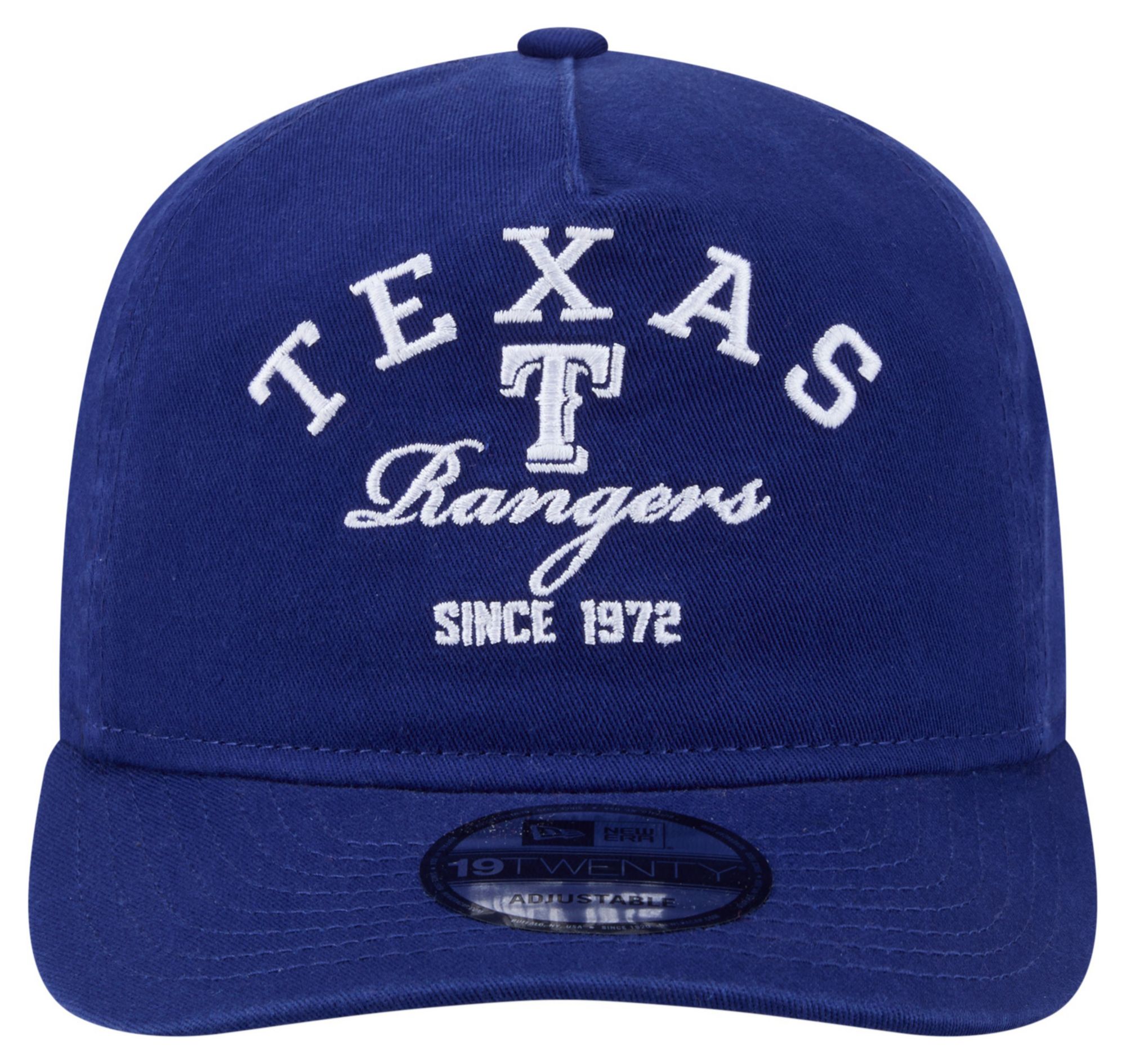 New Era Adult Texas Rangers Blue 19Twenty Stacked Adjustable Hat product image