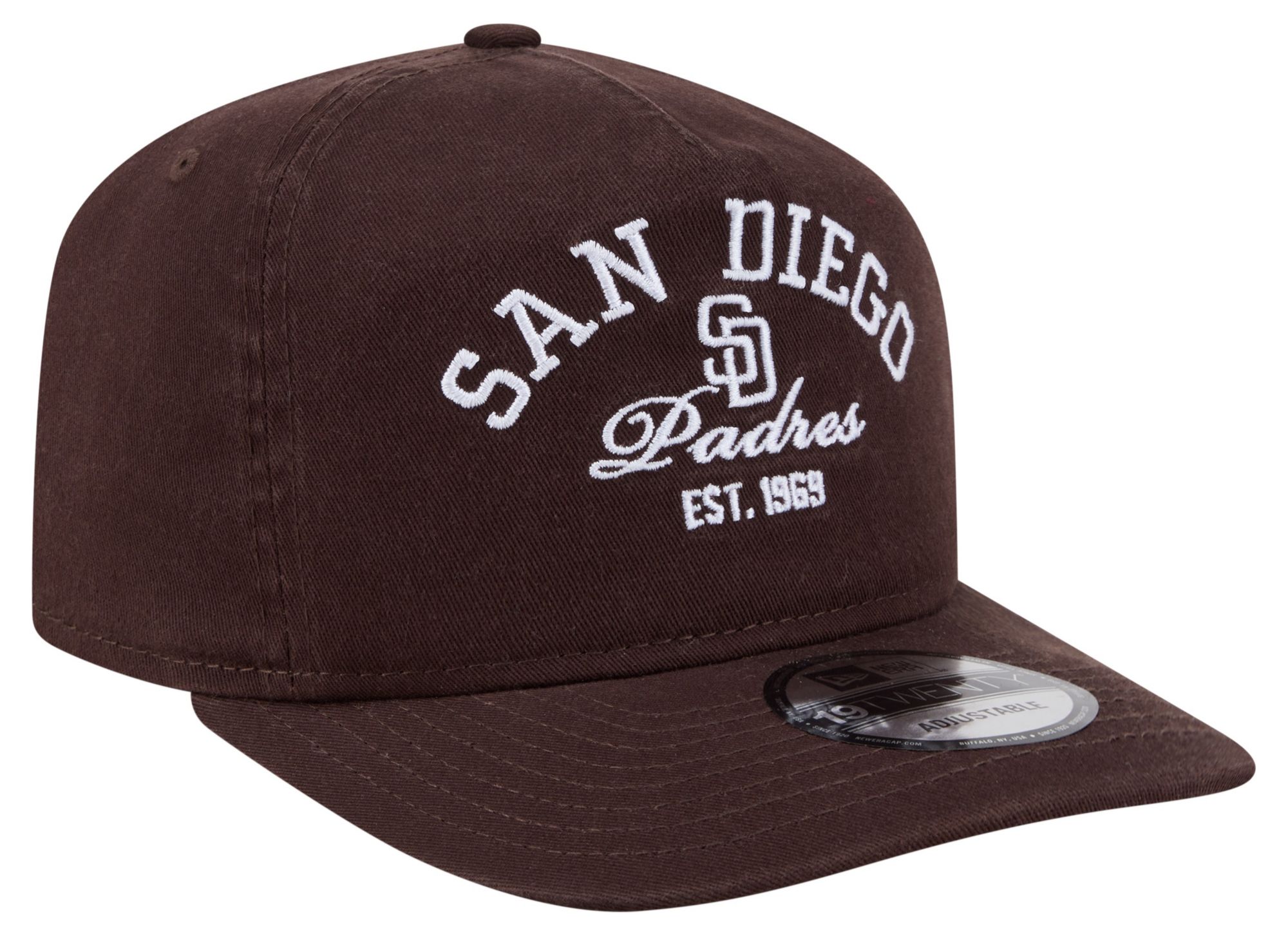 New Era Adult San Diego Padres Brown 19Twenty Stacked Adjustable Hat product image