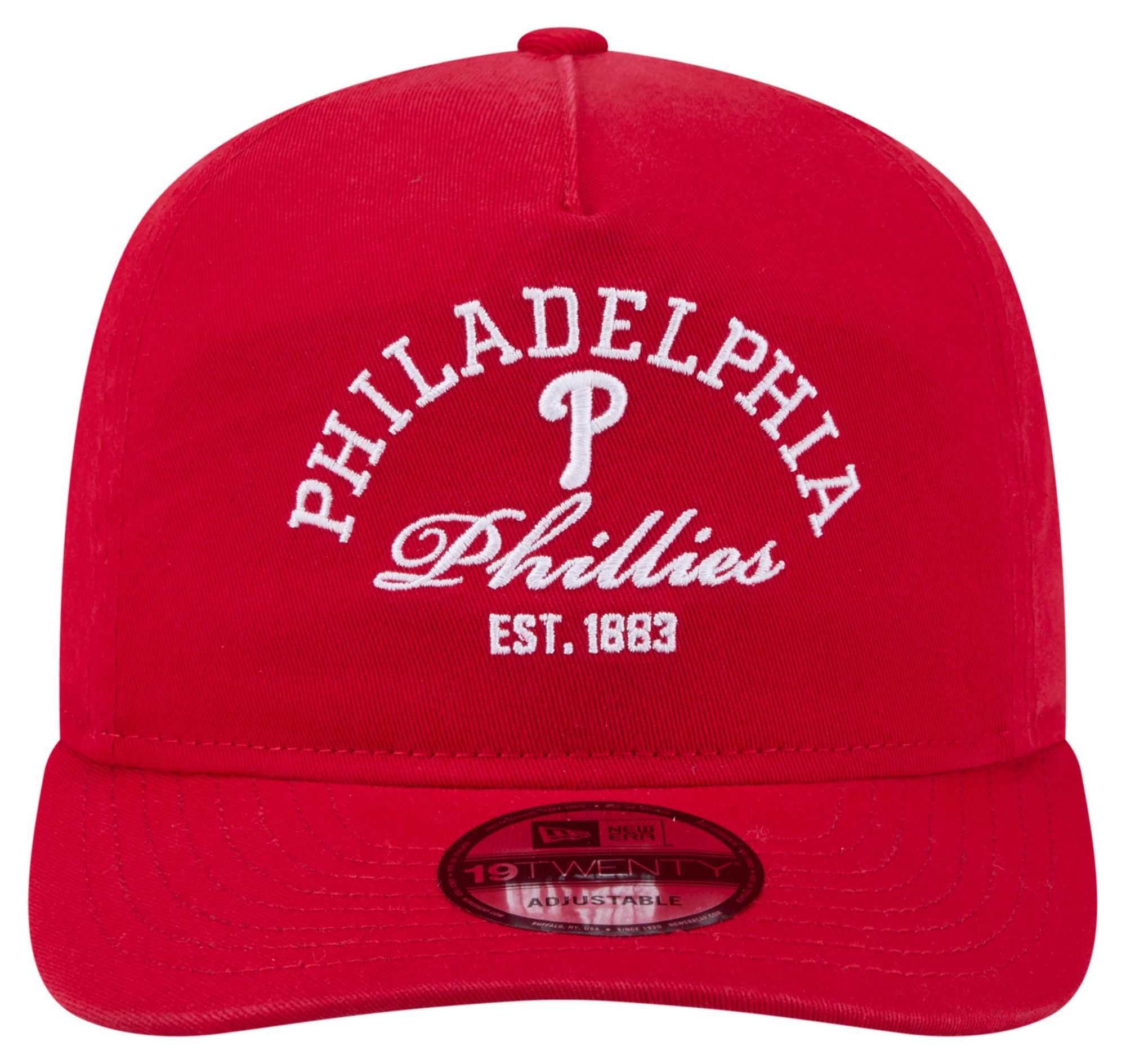 New Era Adult Philadelphia Phillies Red 19Twenty Stacked Adjustable Hat product image