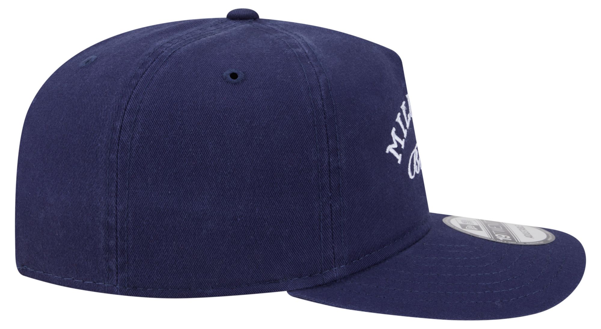 New Era Adult Milwaukee Brewers Navy 19Twenty Stacked Adjustable Hat product image