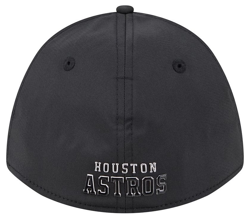 New Era Adult Houston Astros Black Metallic 39Thirty Stretch Fit Hat product image