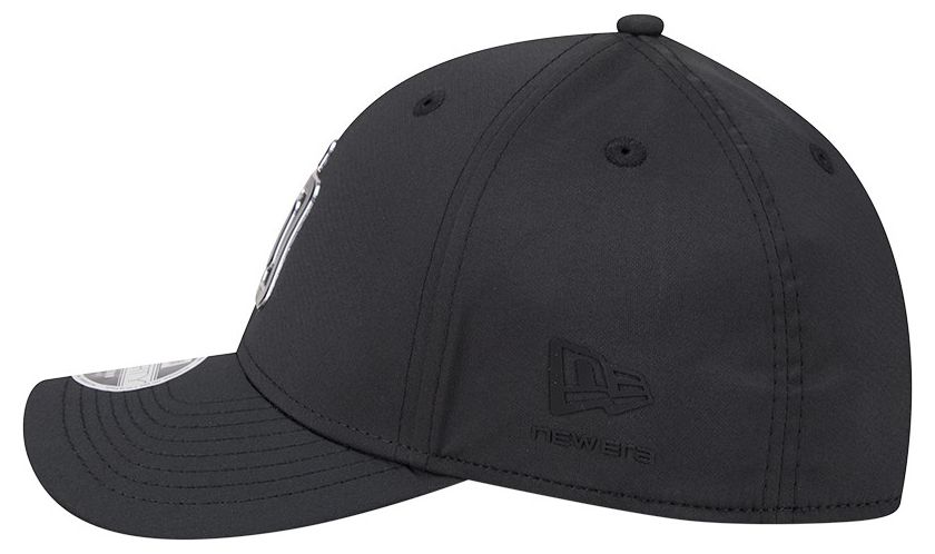 New Era Adult San Diego Padres Black Metallic 39Thirty Stretch Fit Hat product image