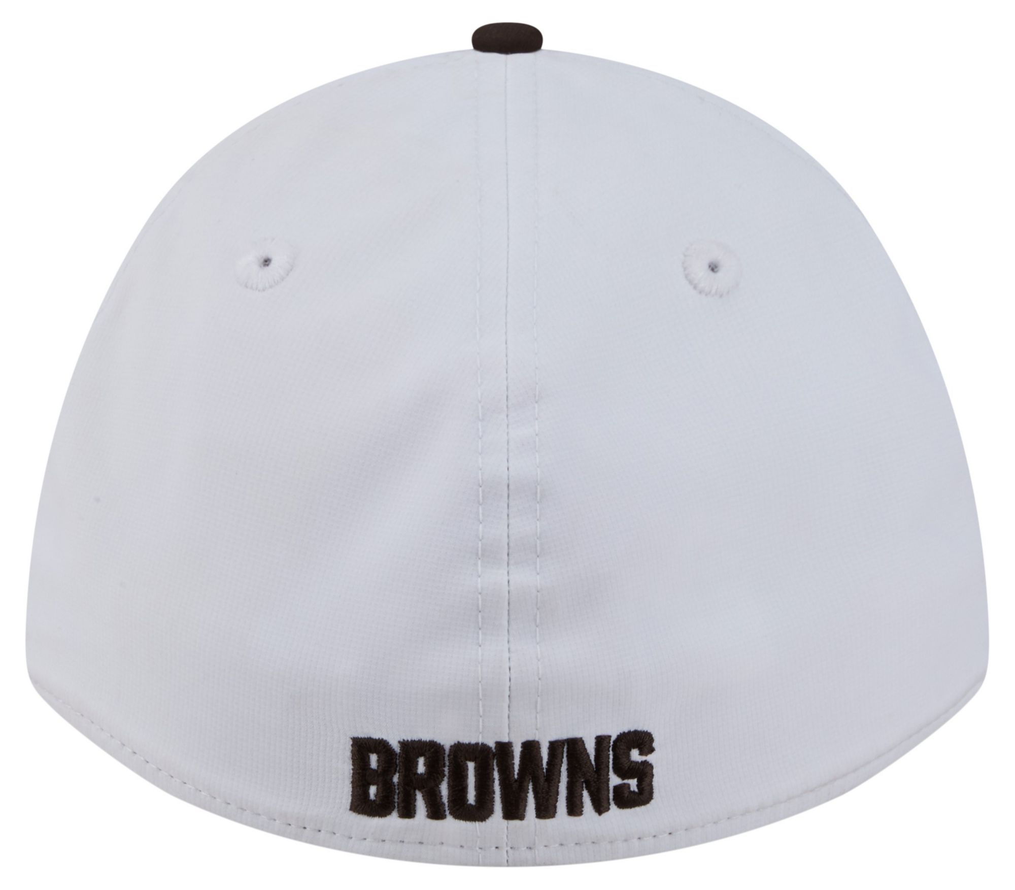 New Era Adult Cleveland Browns White A-Frame Patch 39Thirty Stretch Fit Hat product image