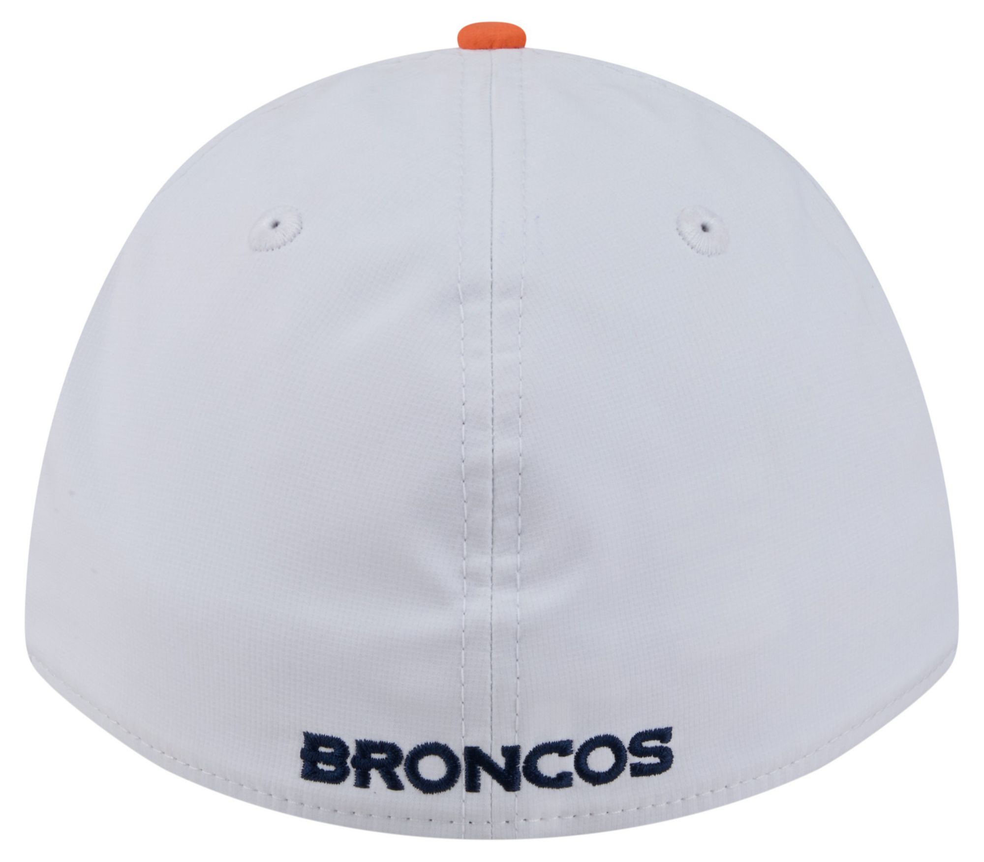 New Era Adult Denver Broncos White A-Frame Patch 39Thirty Stretch Fit Hat product image