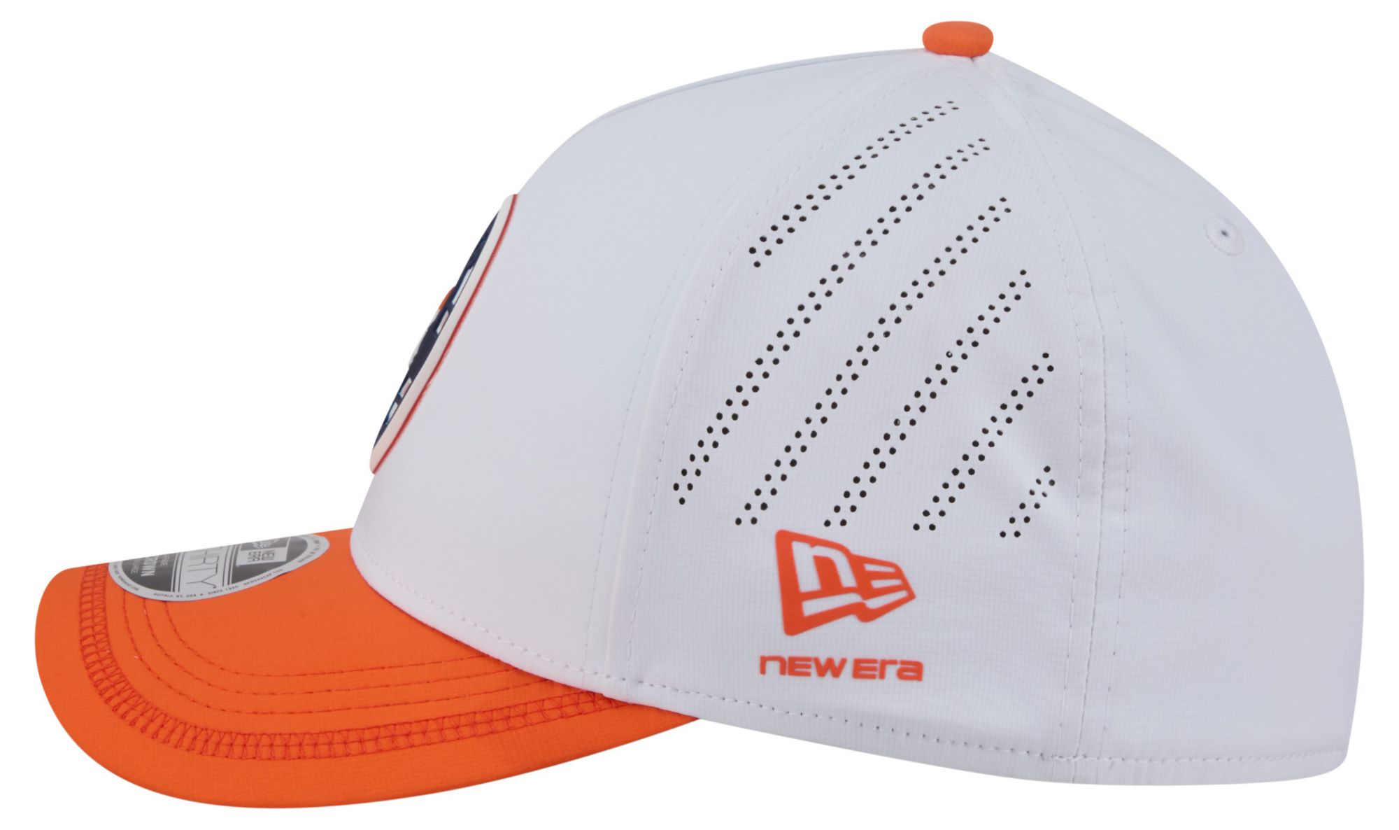 New Era Adult Denver Broncos White A-Frame Patch 39Thirty Stretch Fit Hat product image