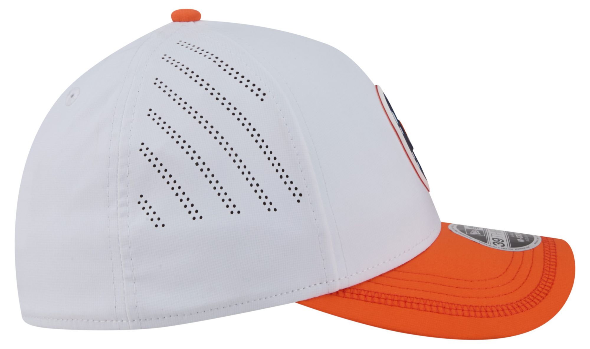 New Era Adult Denver Broncos White A-Frame Patch 39Thirty Stretch Fit Hat product image