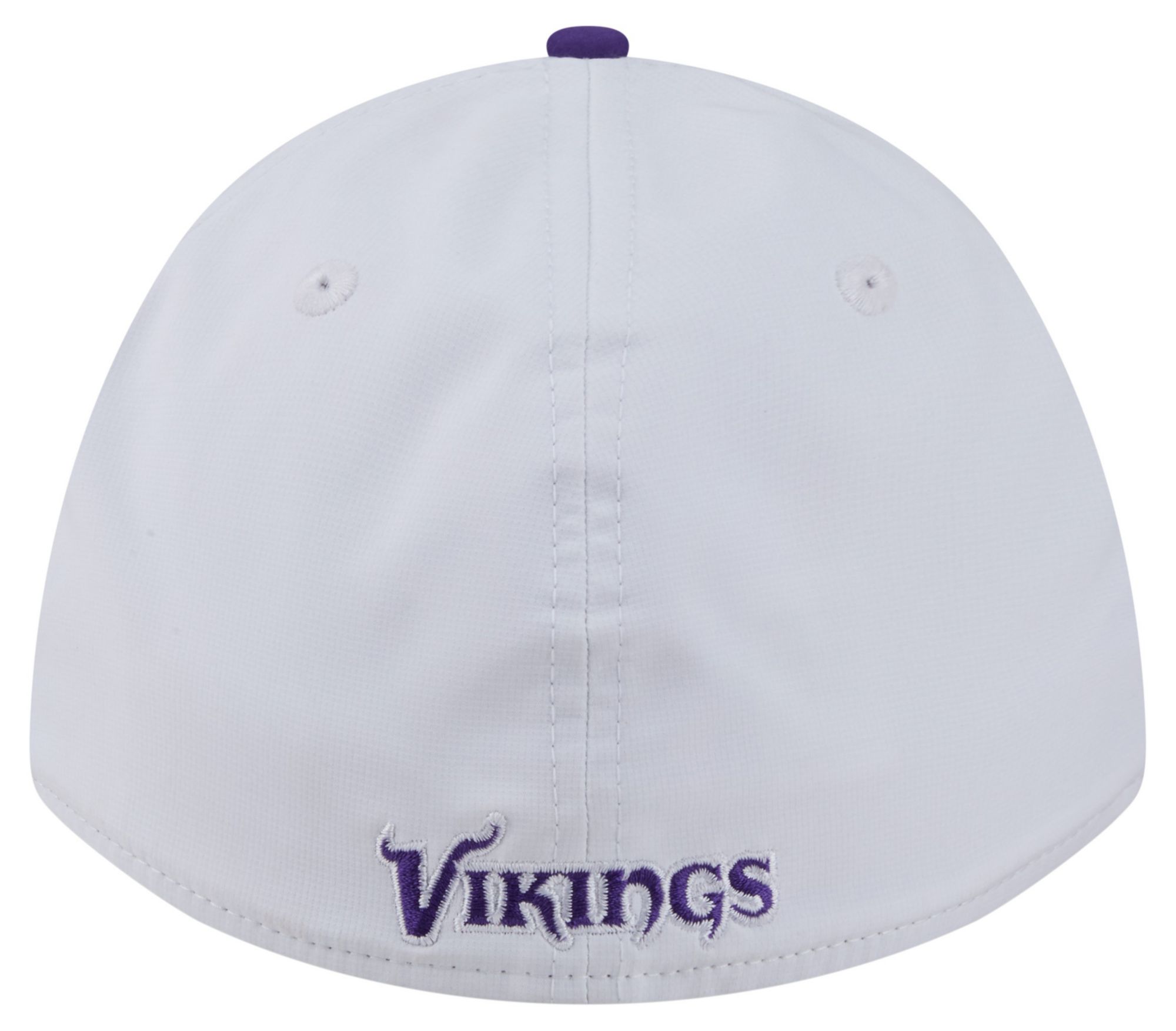 New Era Adult Minnesota Vikings White A-Frame Patch 39Thirty Stretch Fit Hat product image
