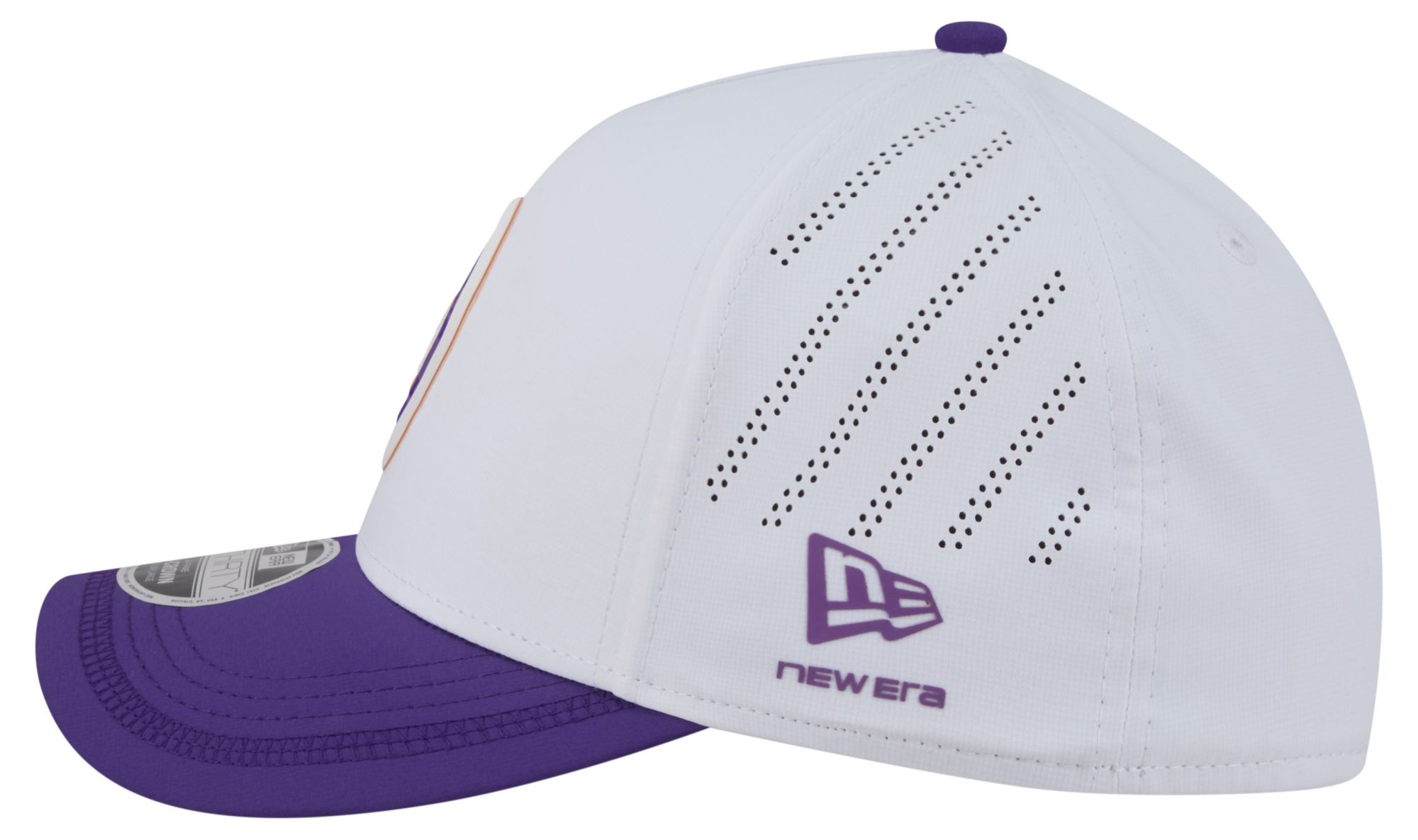 New Era Adult Minnesota Vikings White A-Frame Patch 39Thirty Stretch Fit Hat product image
