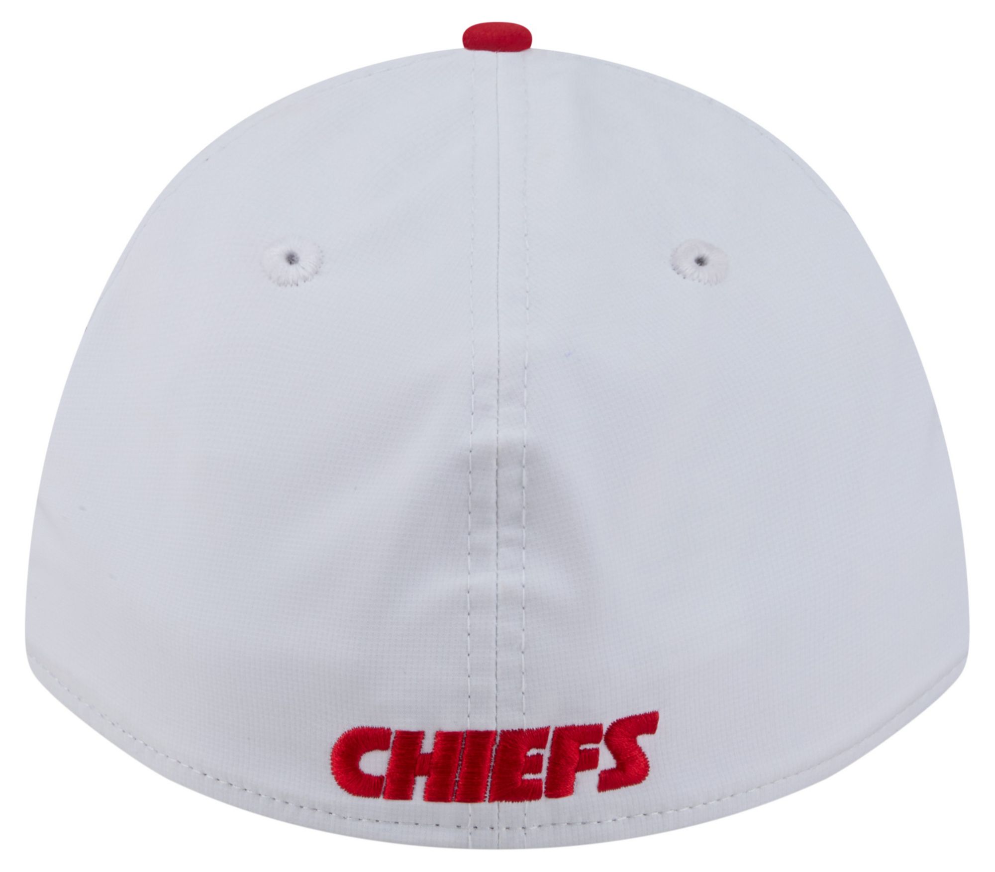 New Era Adult Kansas City Chiefs White A-Frame Patch 39Thirty Stretch Fit Hat product image