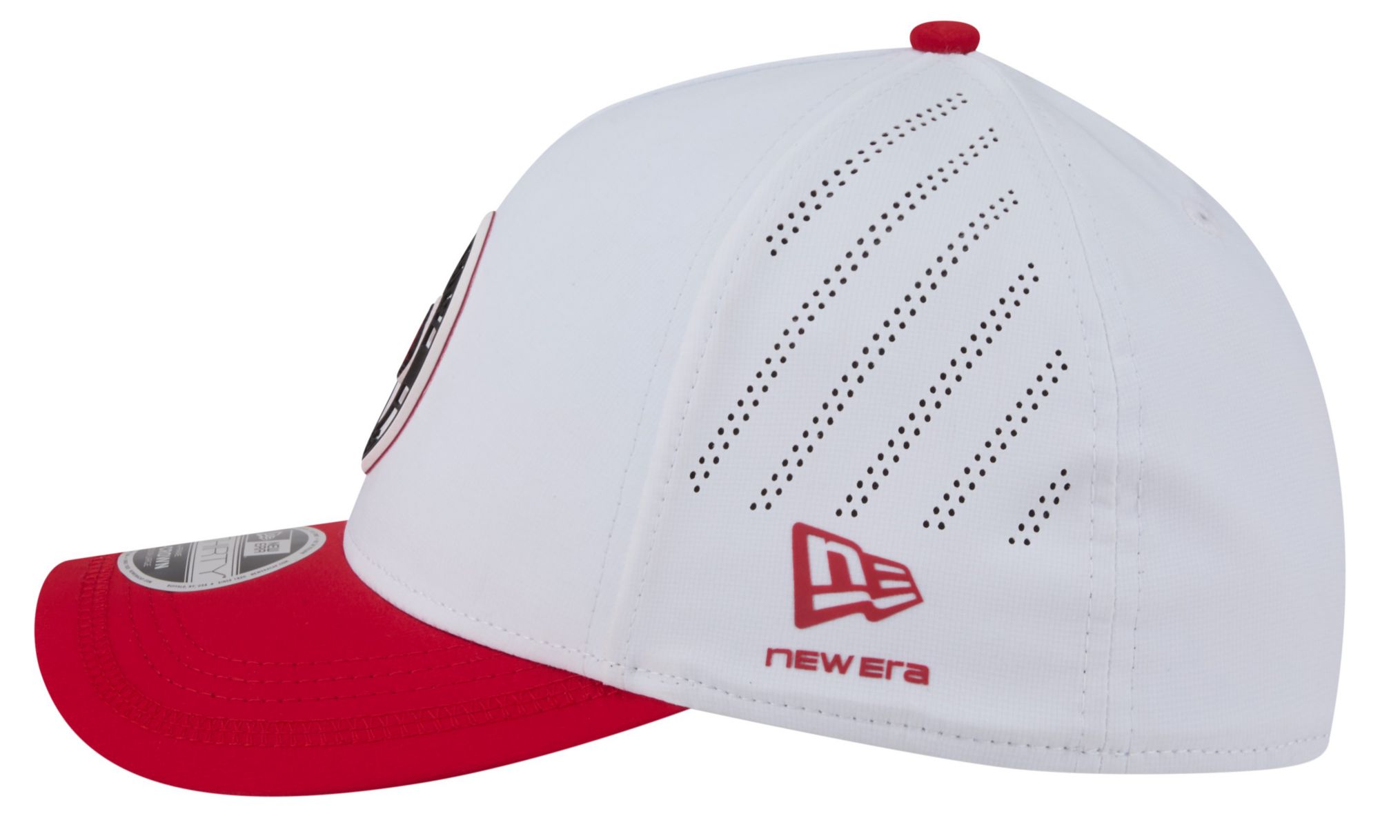 New Era Adult Kansas City Chiefs White A-Frame Patch 39Thirty Stretch Fit Hat product image