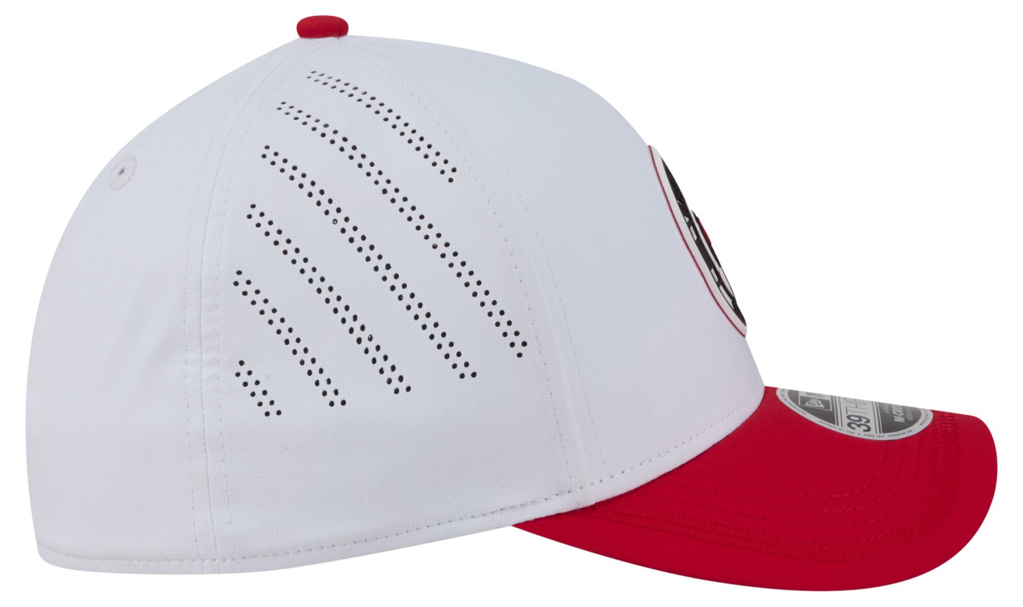New Era Adult Kansas City Chiefs White A-Frame Patch 39Thirty Stretch Fit Hat product image