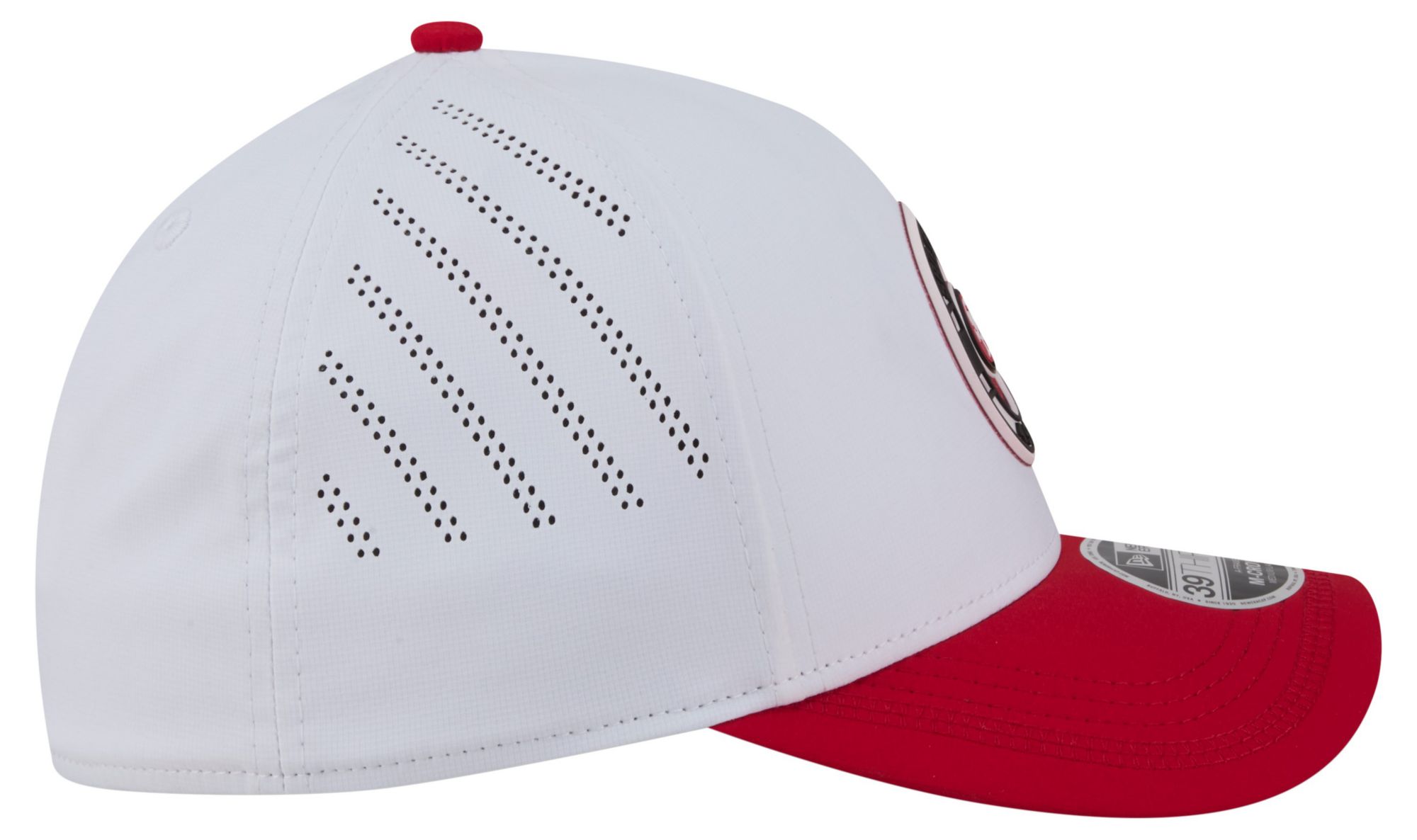 New Era Adult San Francisco 49ers White A-Frame Patch 39Thirty Stretch Fit Hat product image