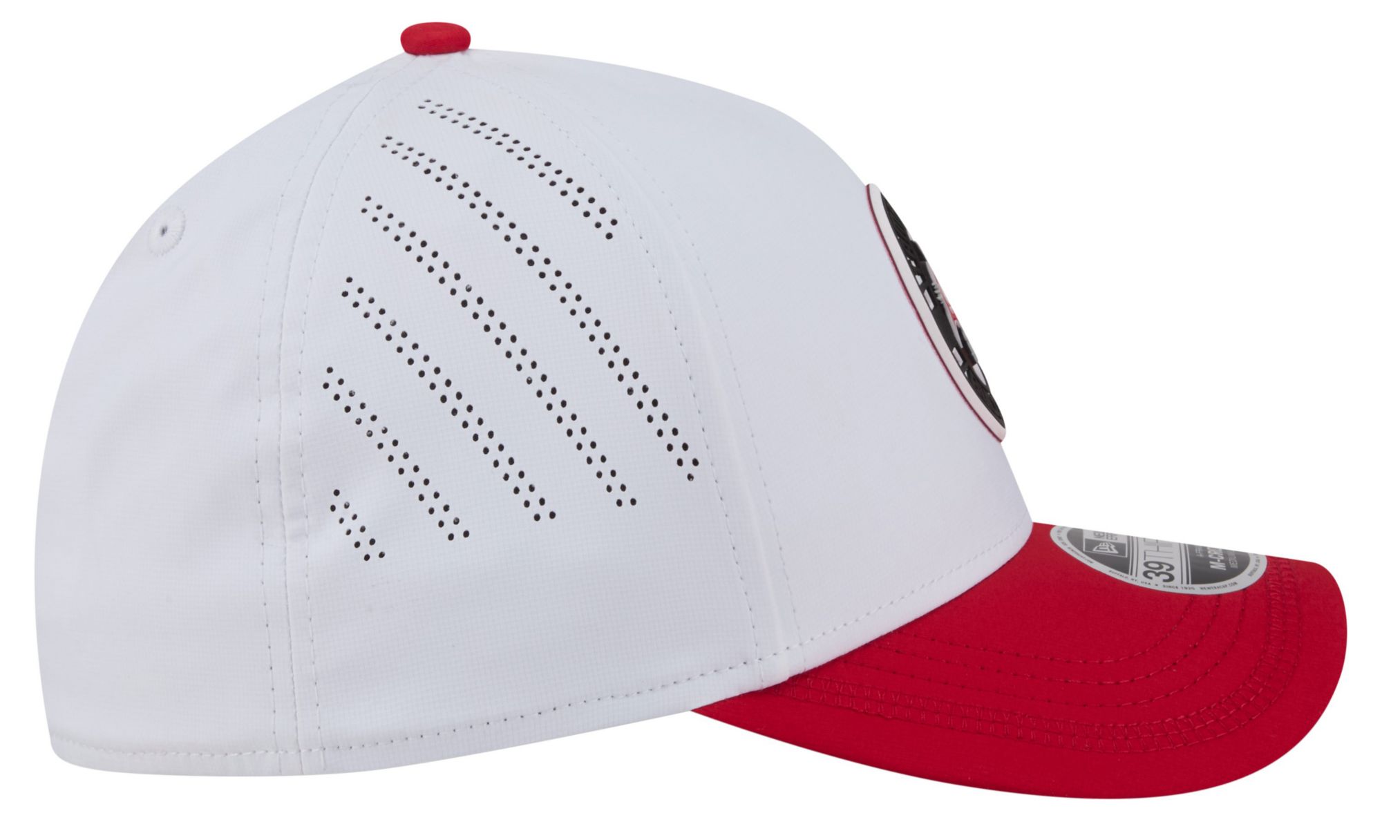 New Era Adult Tampa Bay Buccaneers White A-Frame Patch 39Thirty Stretch Fit Hat product image