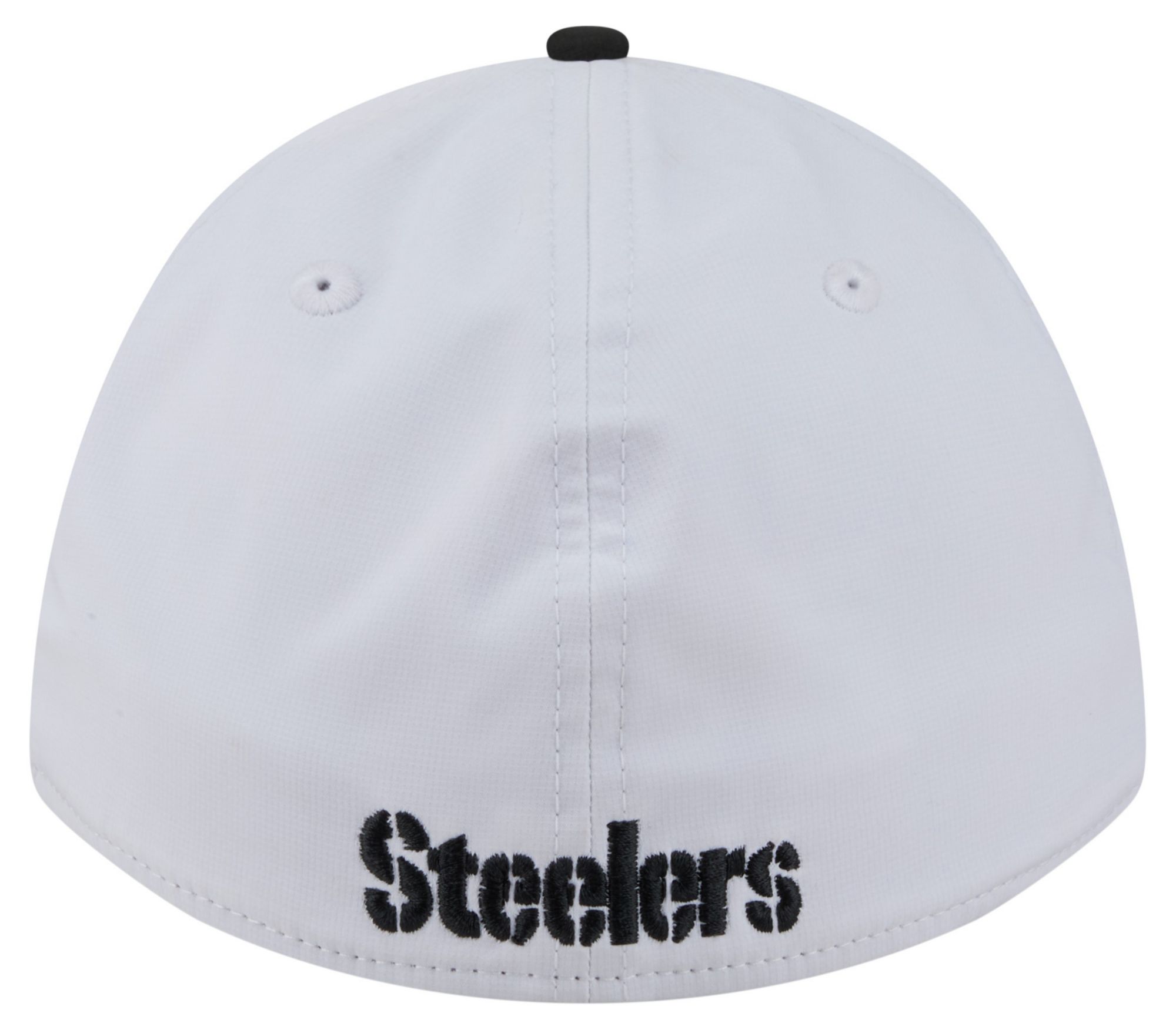 New Era Adult Pittsburgh Steelers White Patch 39Thirty Stretch Fit Hat product image