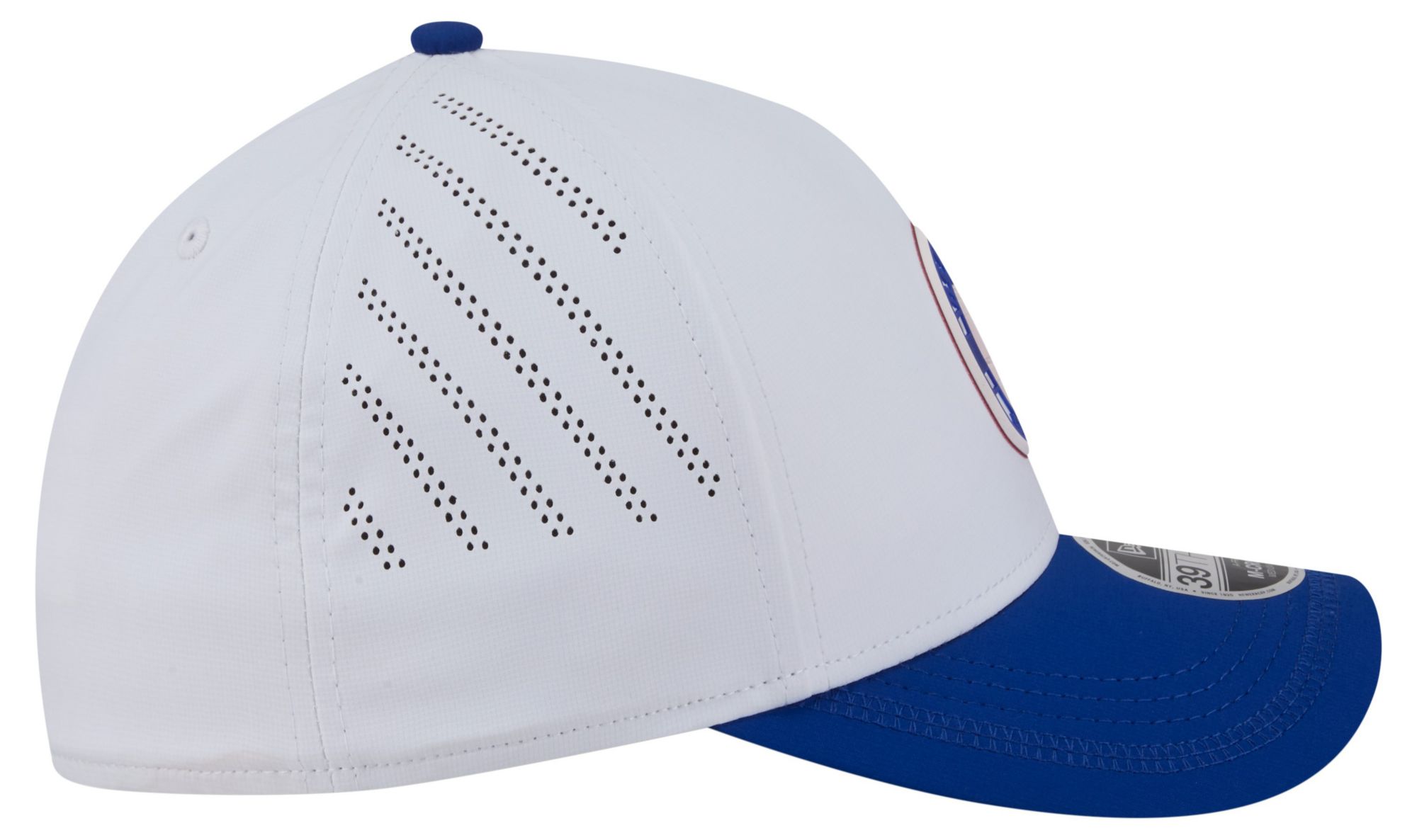 New Era Adult New York Giants White A-Frame Patch 39Thirty Stretch Fit Hat product image