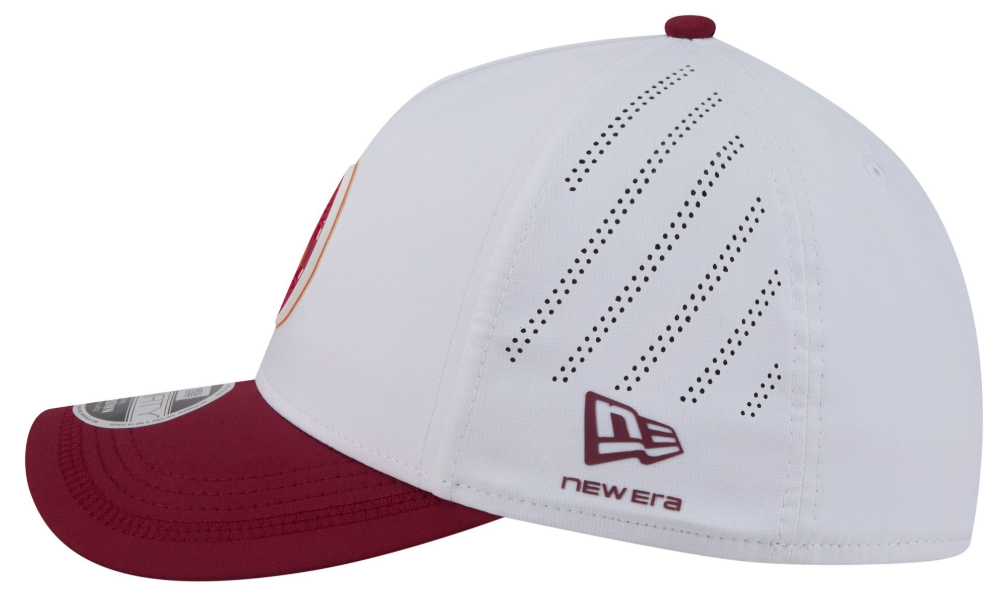 New Era Adult Washington Commanders White A-Frame Patch 39Thirty Stretch Fit Hat product image