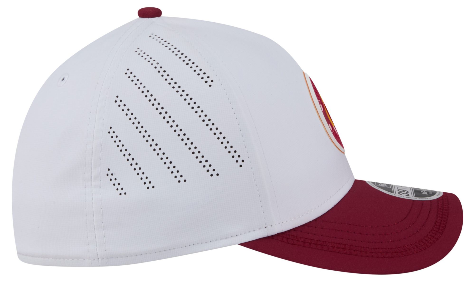 New Era Adult Washington Commanders White A-Frame Patch 39Thirty Stretch Fit Hat product image