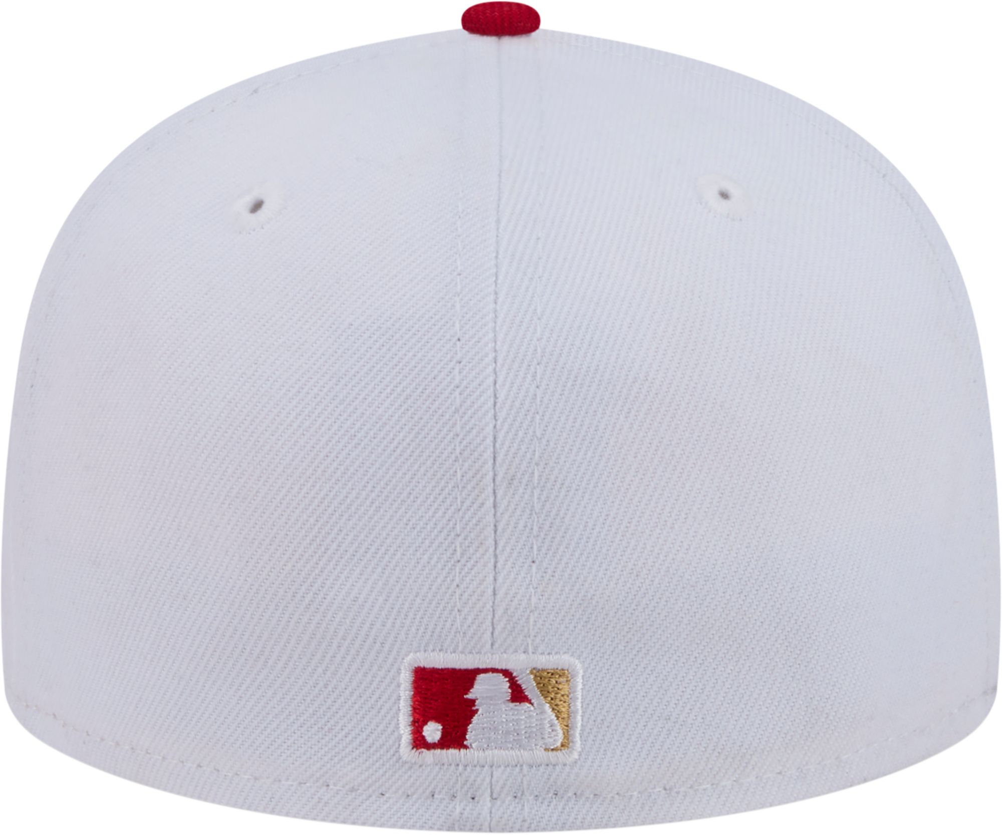 New Era Adult Cincinnati Reds White 59Fifty Scripted Fitted Hat product image