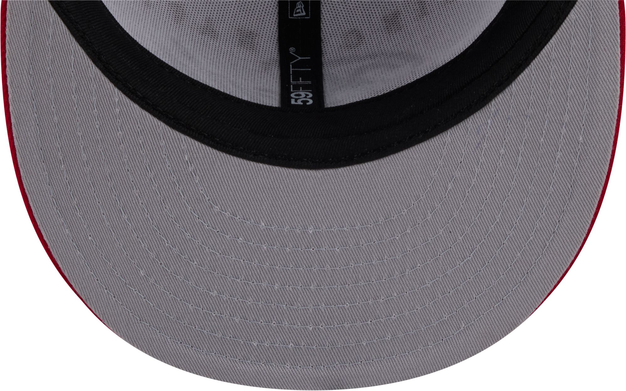 New Era Adult Cincinnati Reds White 59Fifty Scripted Fitted Hat product image