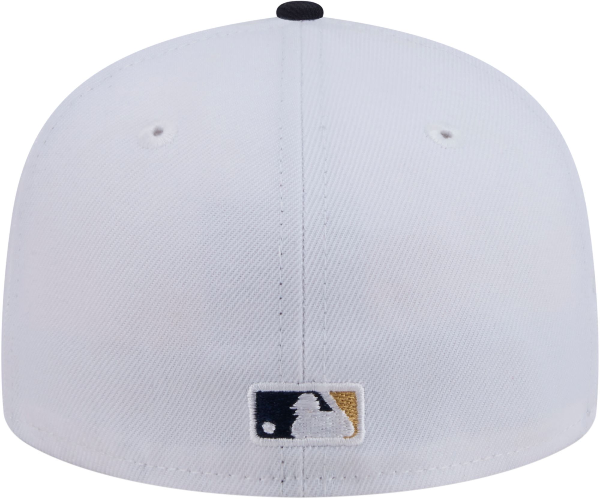 New Era Adult New York Yankees White 59Fifty Scripted Fitted Hat product image