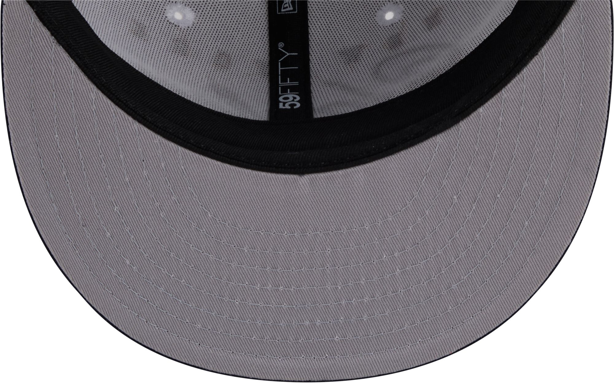 New Era Adult New York Yankees White 59Fifty Scripted Fitted Hat product image