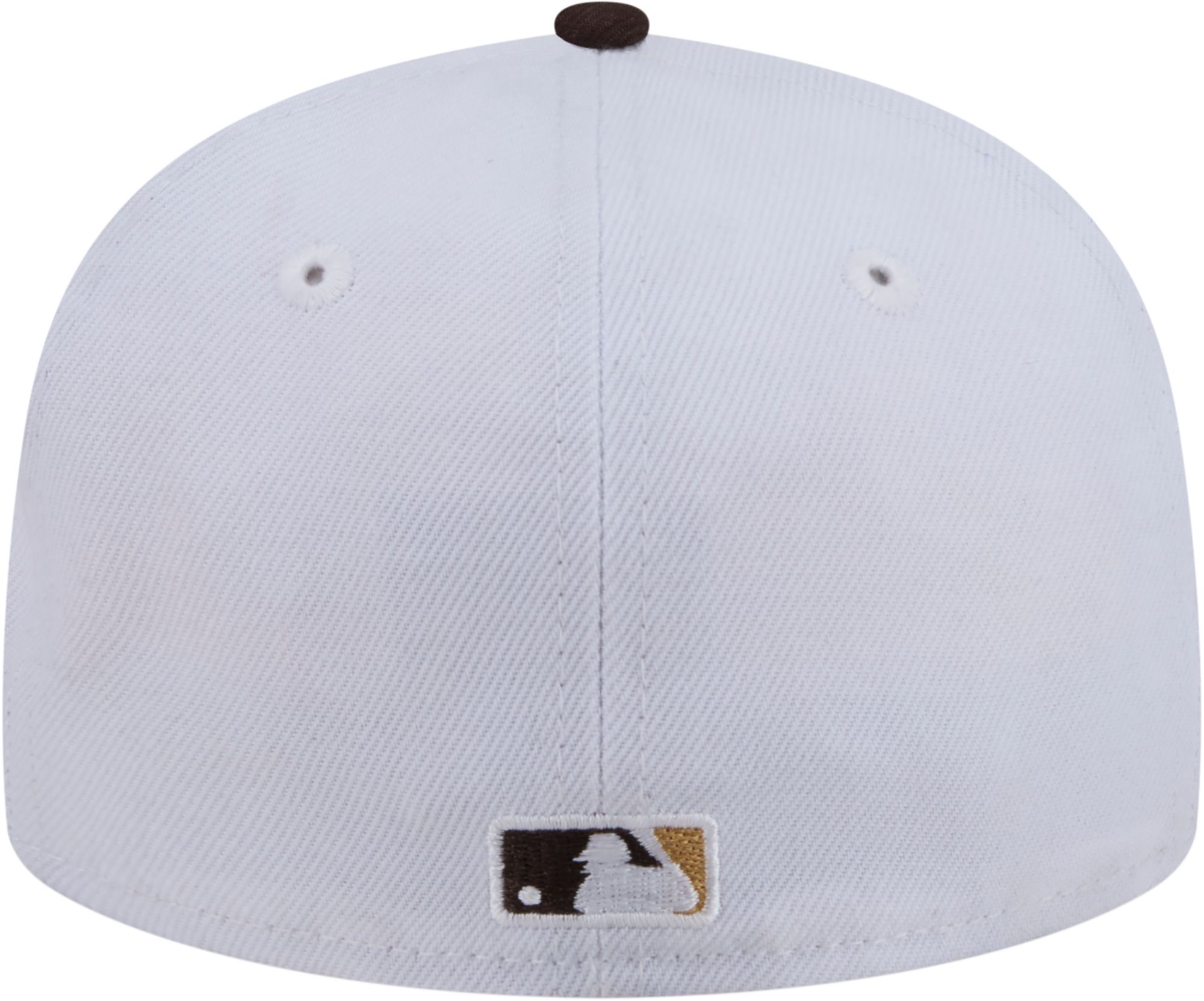 New Era Adult San Diego Padres White 59Fifty Scripted Fitted Hat product image