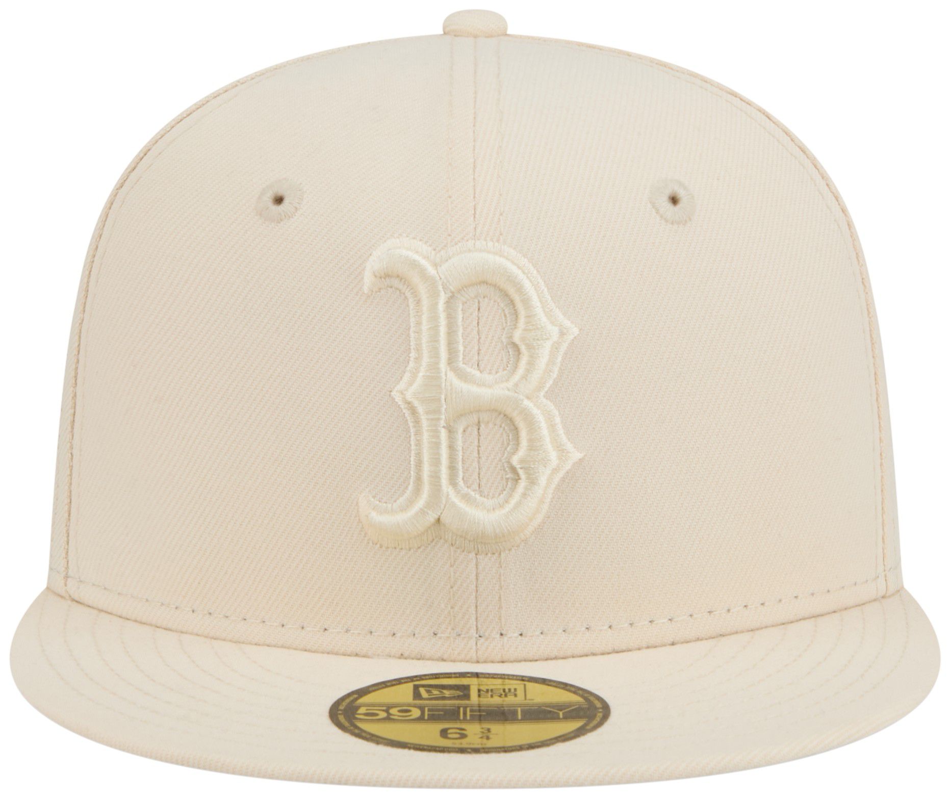 New Era Adult Boston Red Sox Cream Color Pack 59Fifty Fitted Hat product image