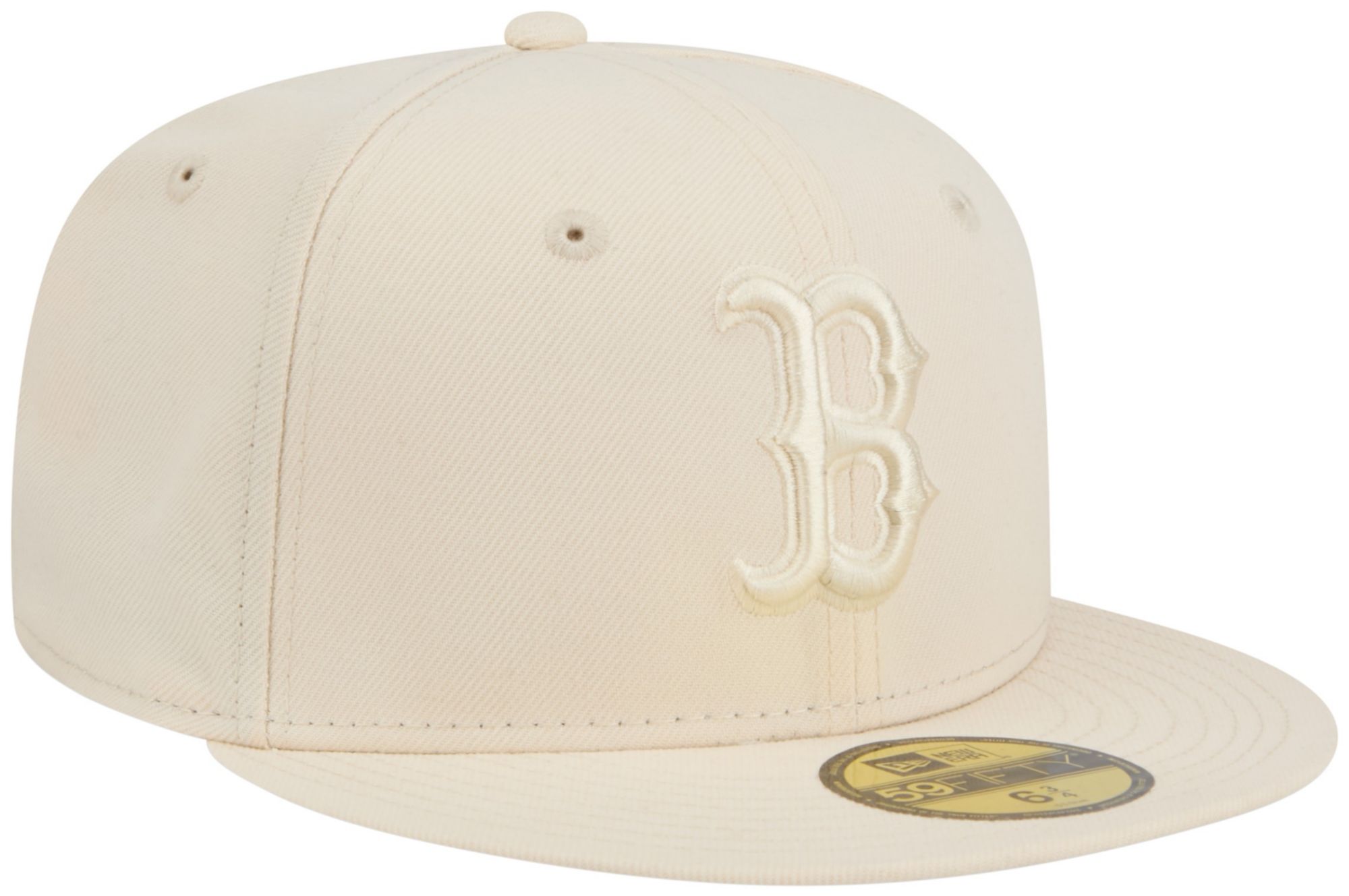 New Era Adult Boston Red Sox Cream Color Pack 59Fifty Fitted Hat product image