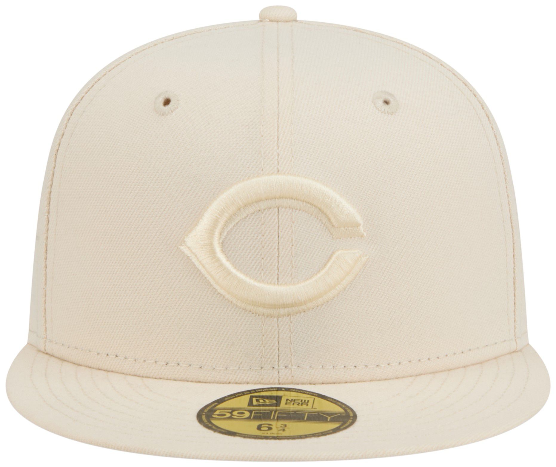 New Era Adult Cincinnati Reds Cream Color Pack 59Fifty Fitted Hat product image