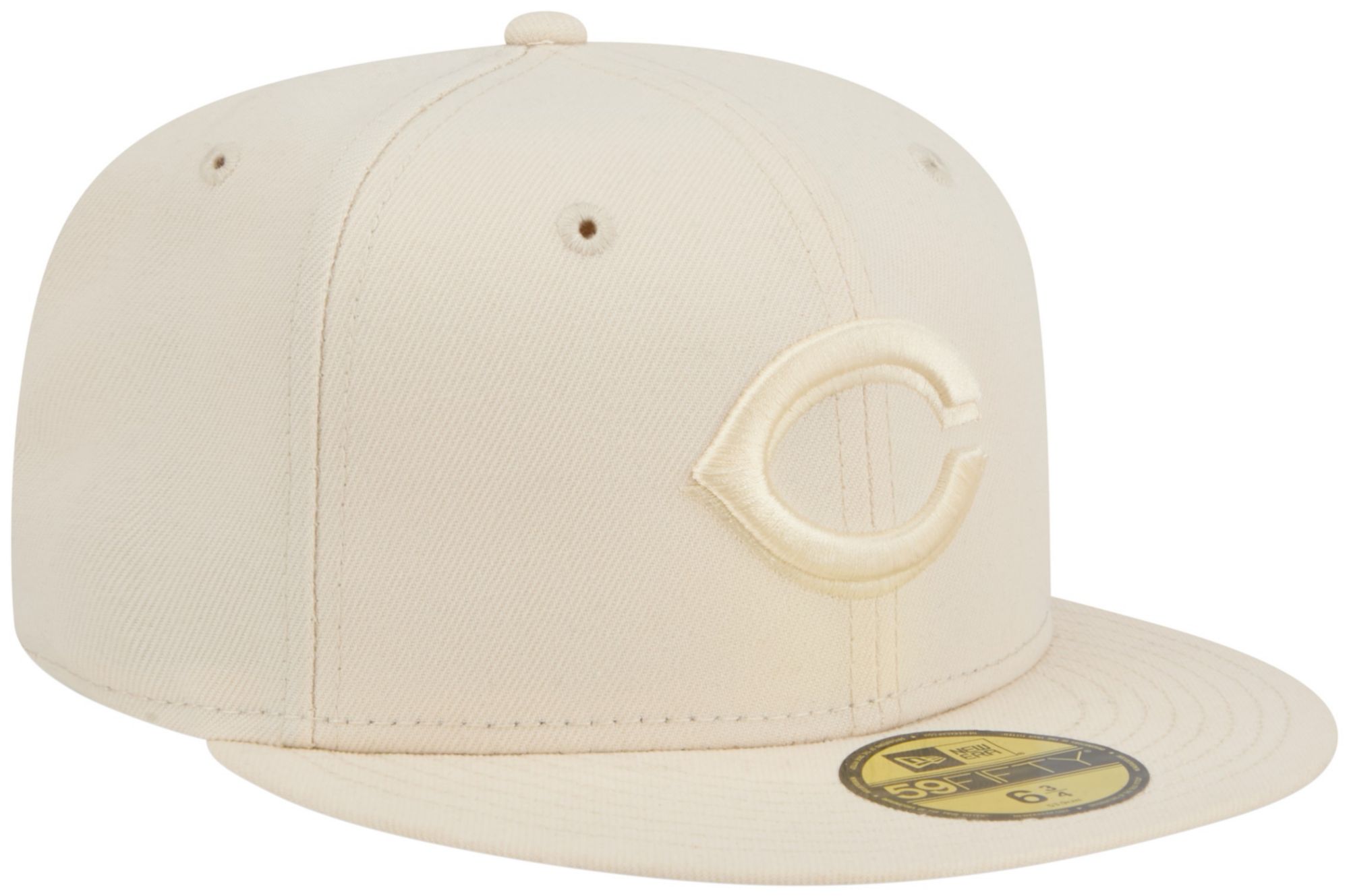 New Era Adult Cincinnati Reds Cream Color Pack 59Fifty Fitted Hat product image