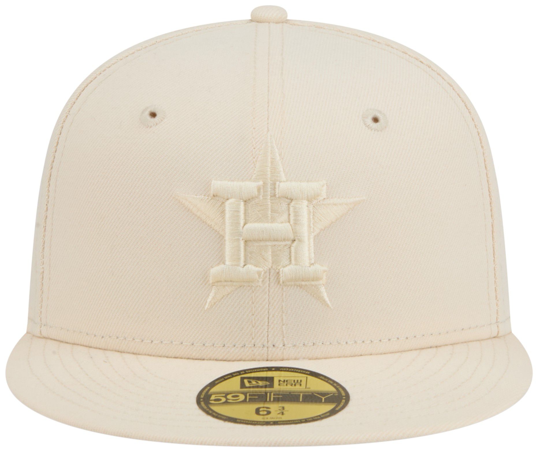 New Era Adult Houston Astros Cream Color Pack 59Fifty Fitted Hat product image