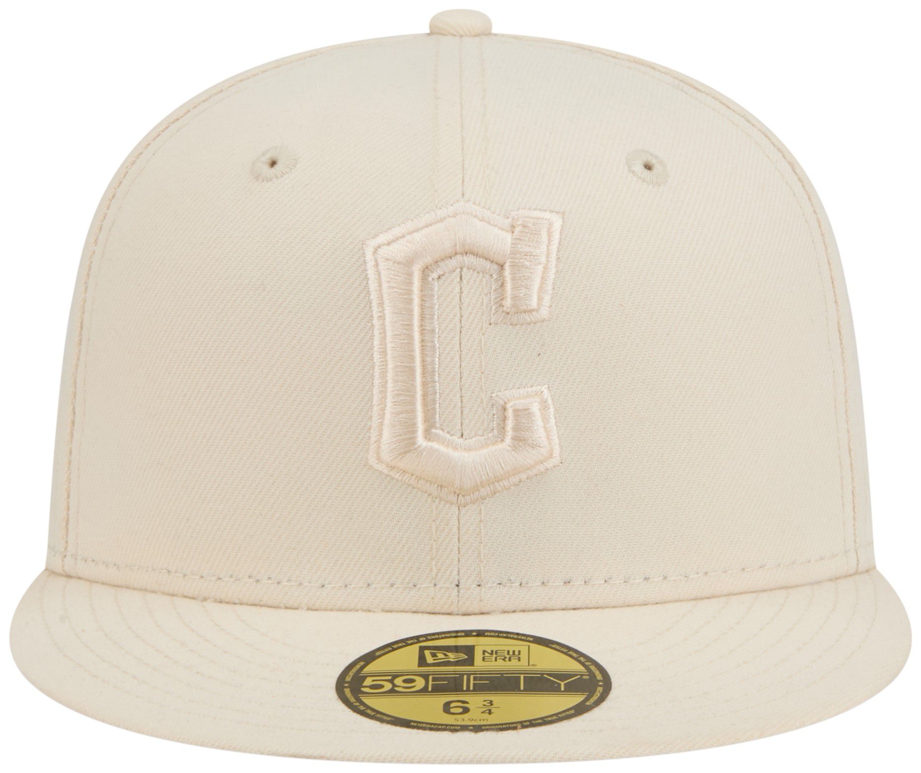 New Era Adult Cleveland Guardians Cream Color Pack 59Fifty Fitted Hat product image
