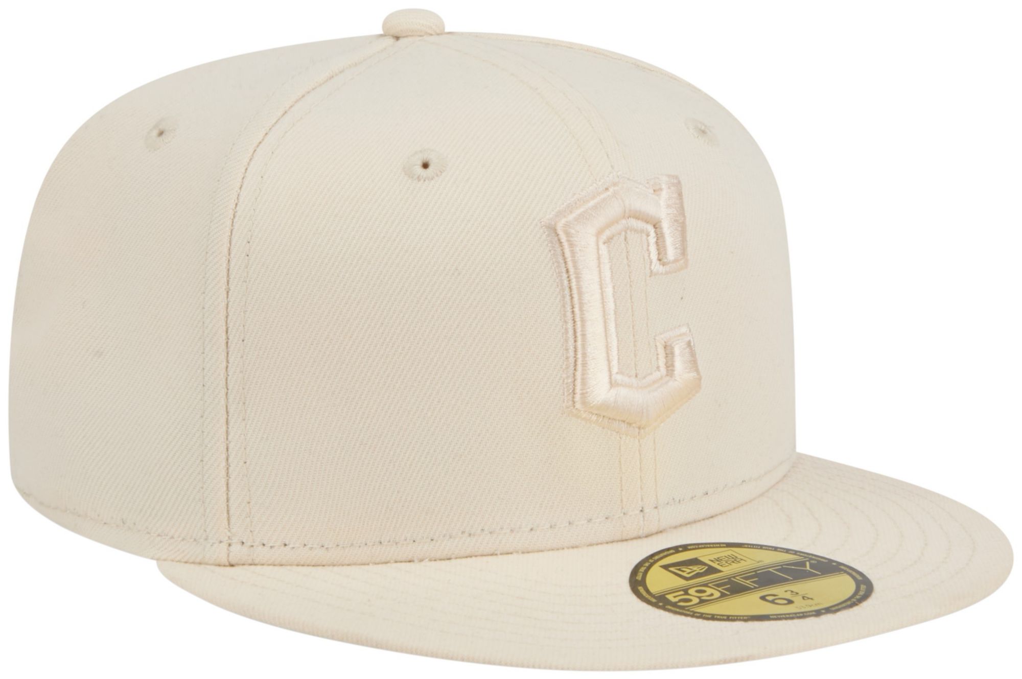 New Era Adult Cleveland Guardians Cream Color Pack 59Fifty Fitted Hat product image