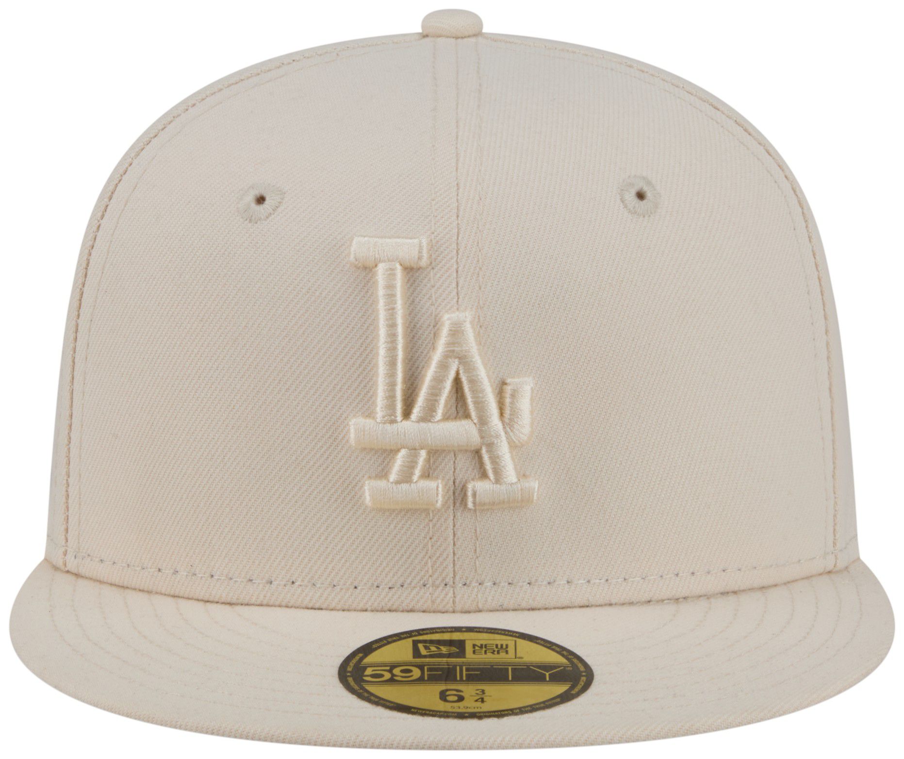New Era Adult Los Angeles Dodgers Cream Color Pack 59Fifty Fitted Hat product image