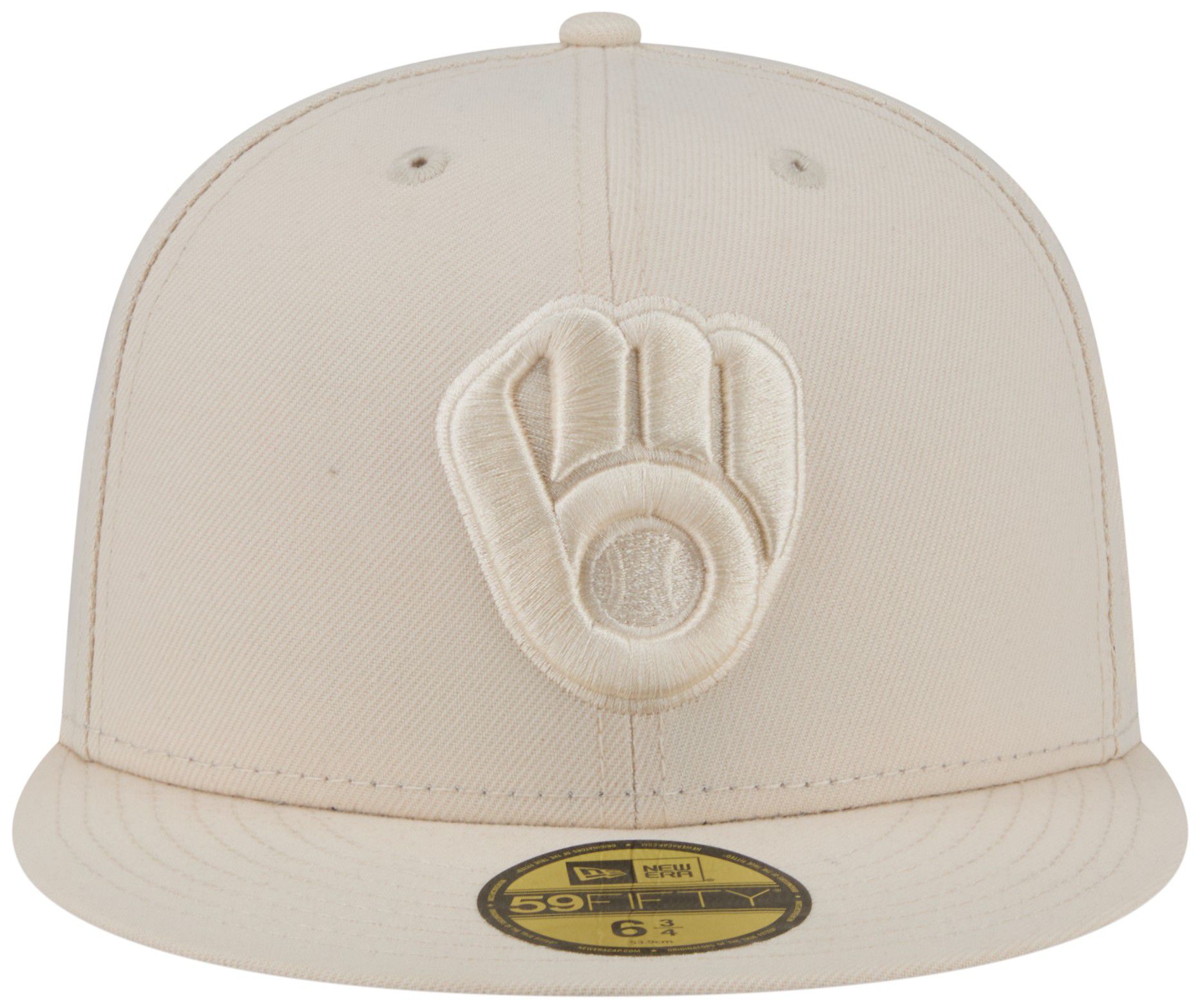 New Era Adult Milwaukee Brewers Cream Color Pack 59Fifty Fitted Hat product image