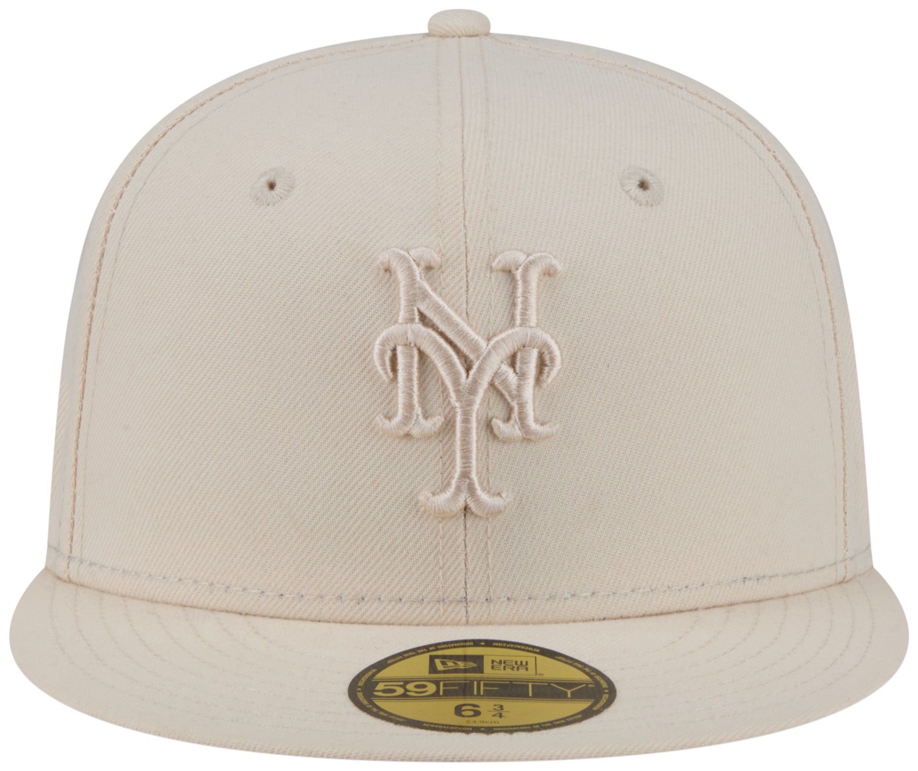 New Era Adult New York Mets Cream Color Pack 59Fifty Fitted Hat product image