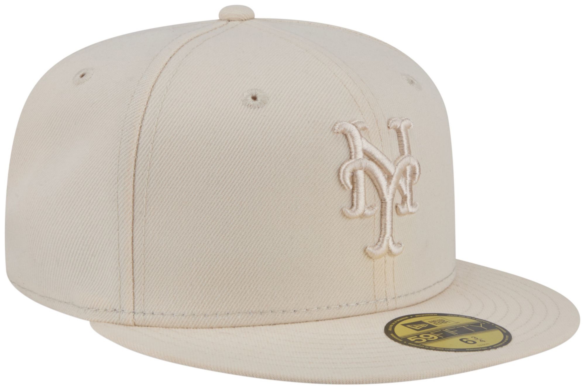 New Era Adult New York Mets Cream Color Pack 59Fifty Fitted Hat product image