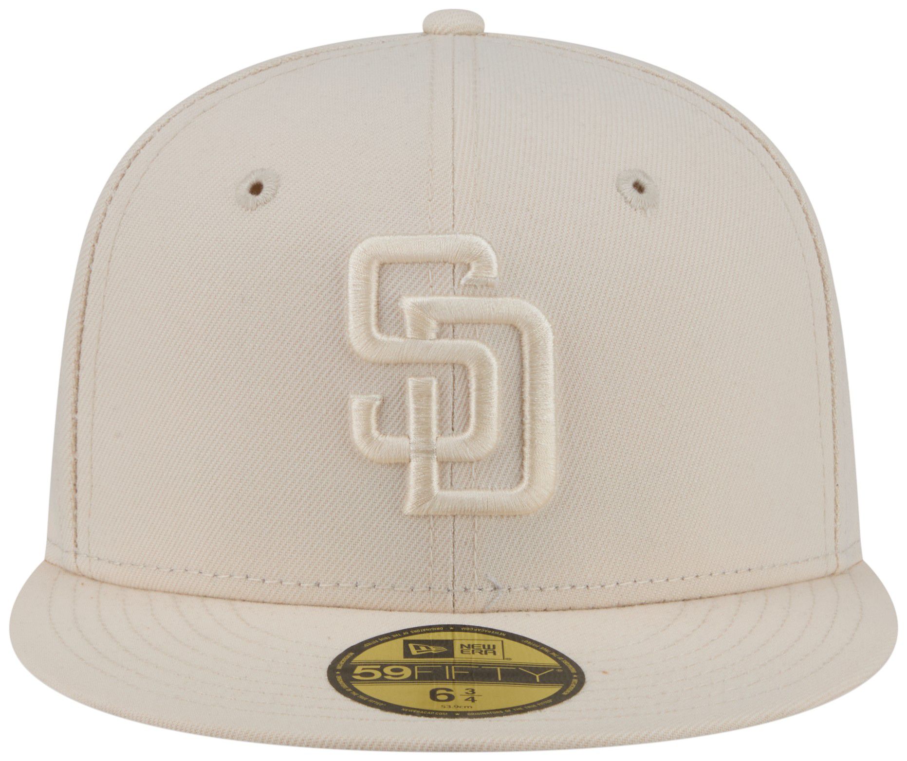 New Era Adult San Diego Padres Cream Color Pack 59Fifty Fitted Hat product image